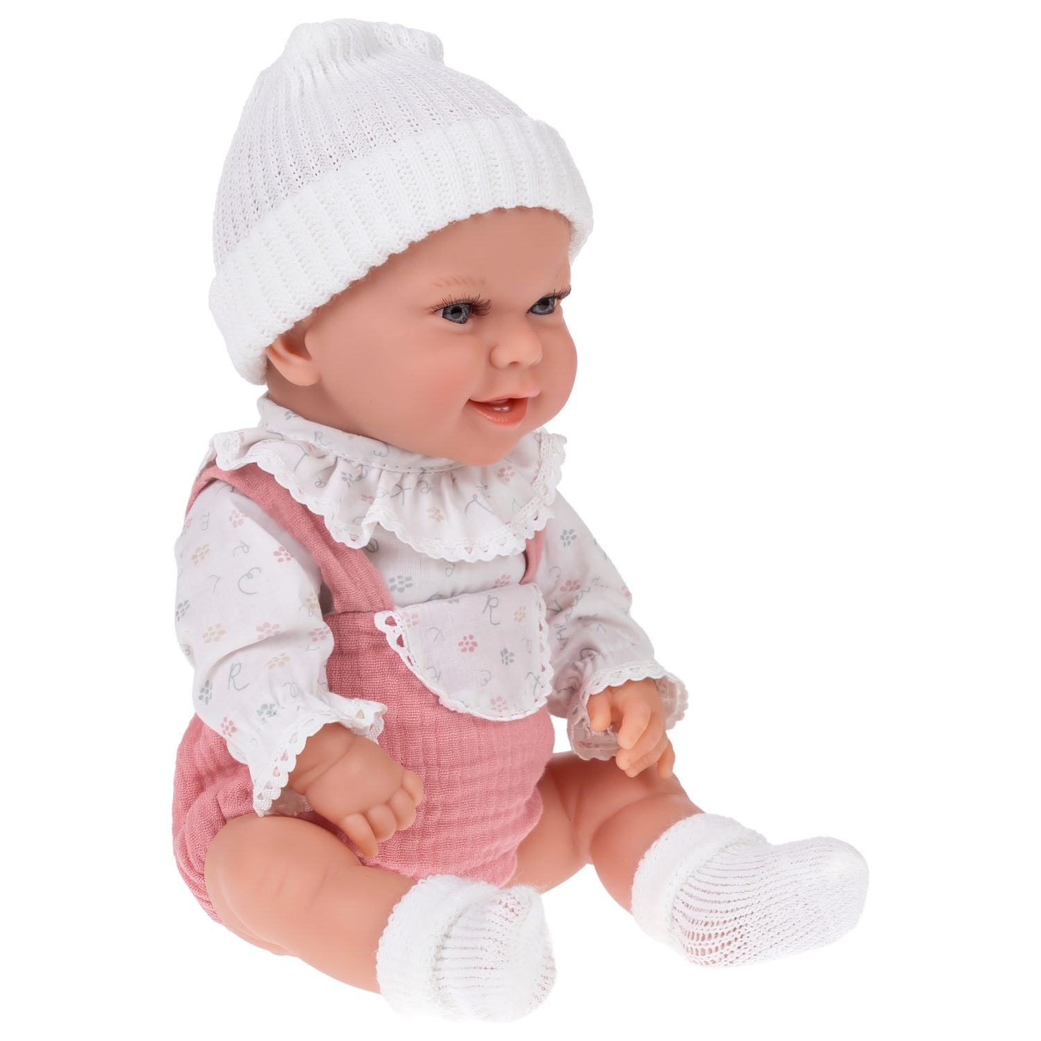 Испанская кукла для девочки reborn пупс Arias виниловая, силиконовая, с люлькой, 33 см