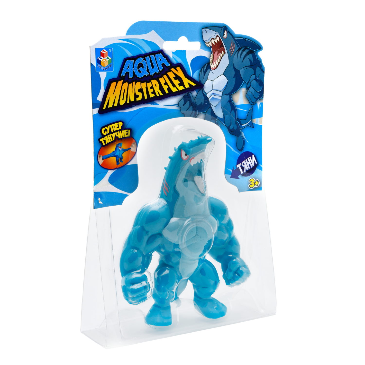 1Toy Игрушка для мальчика, тянучка монстр MONSTER FLEX AQUA, антистресс, 14 видов в ассортименте