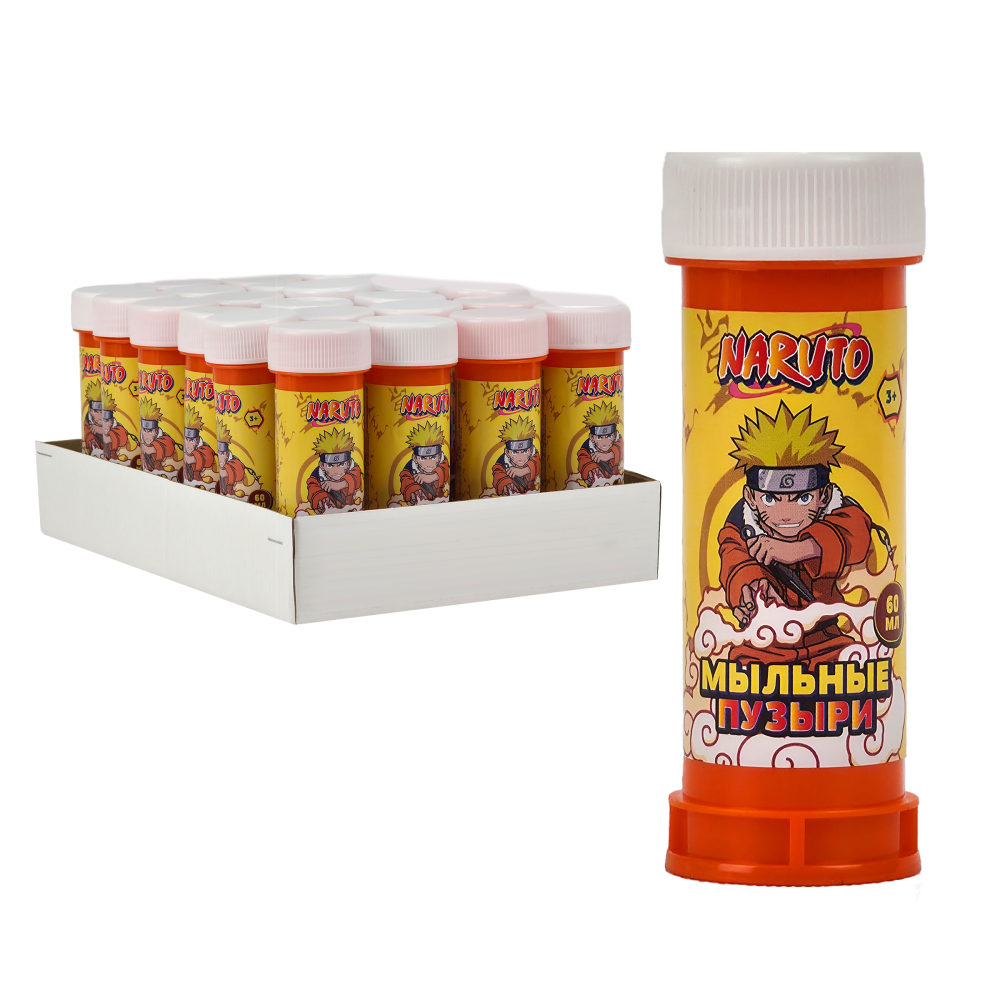 Наруто, мыл. пуз., 60 мл, 24 шт в корытце