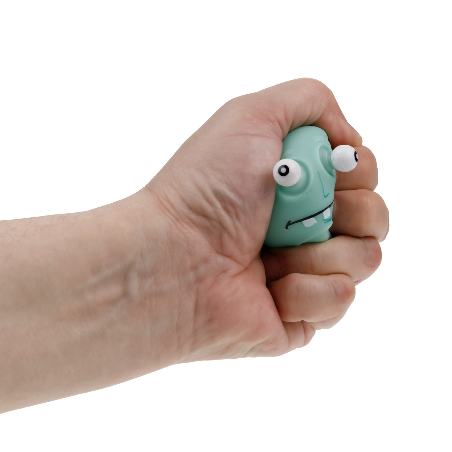 1toy Пучеглаз-антистресс "Зомби" 5,5х5x4,7 см, 4 вида в асс., 12 шт. в д/б