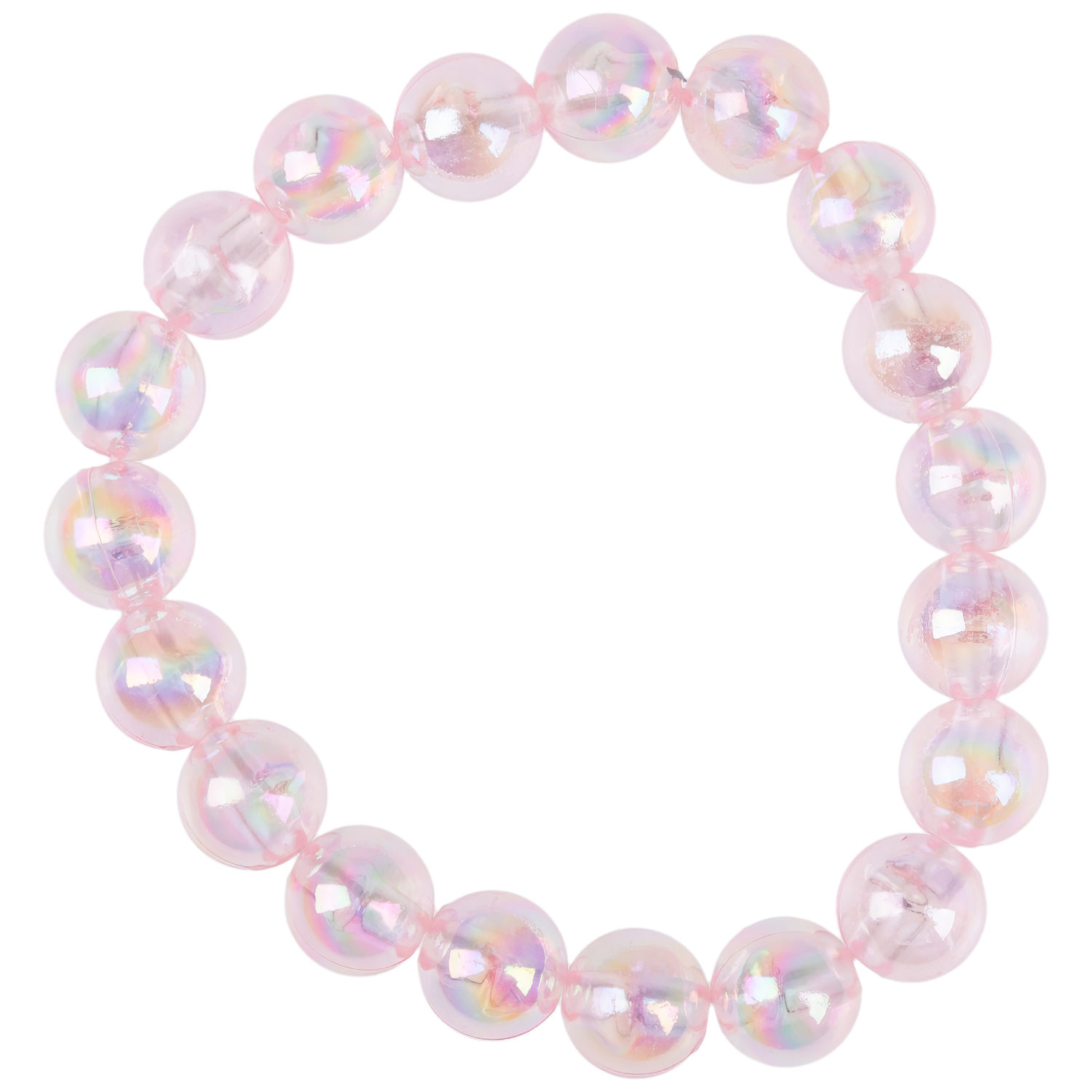 Набор украшений Lukky Fashion "Мармеладный мишка" из бусин: 3 браслета с шармами, подвесками, колечко, бусы