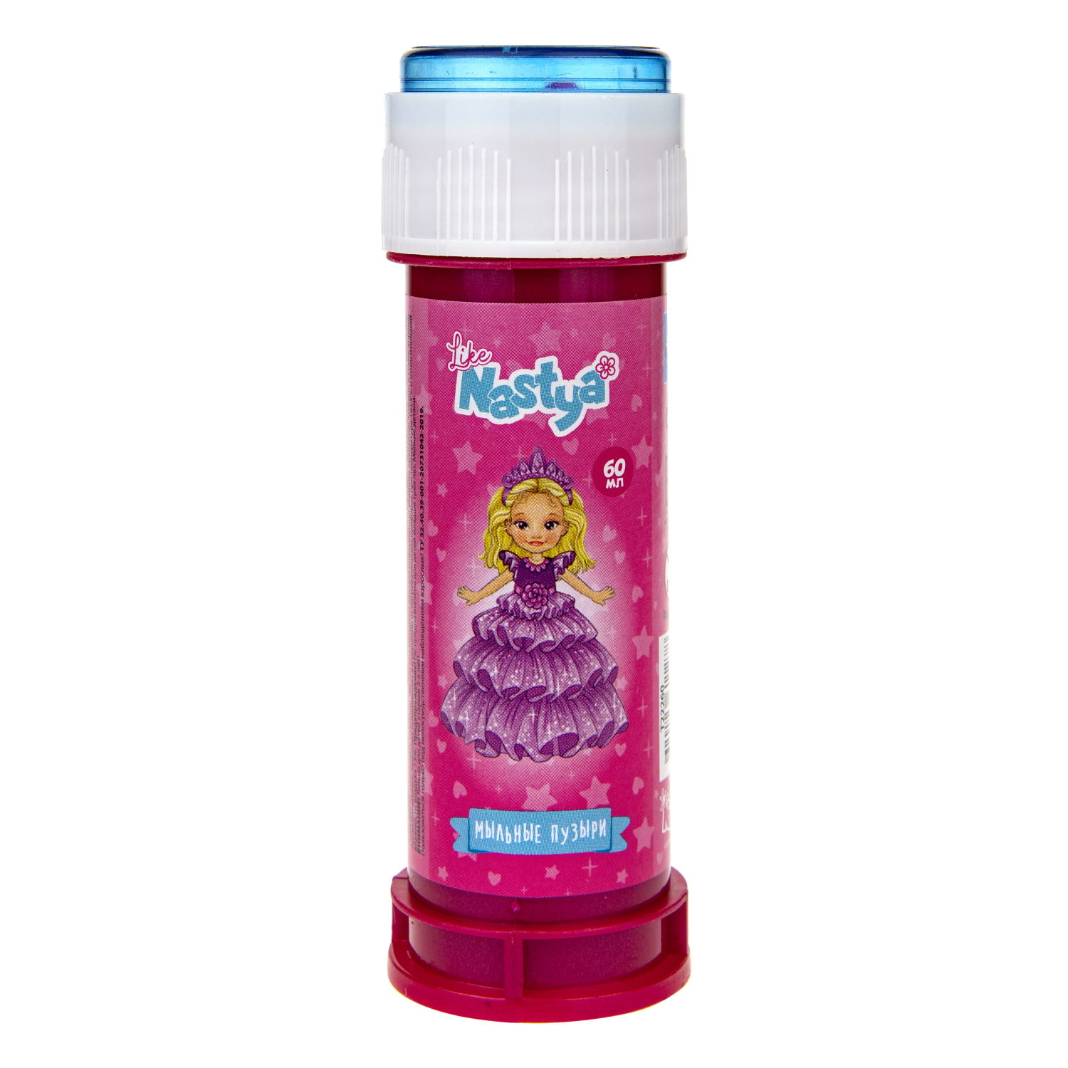 Мыльные пузыри 1TOY Like Nastya 60 мл