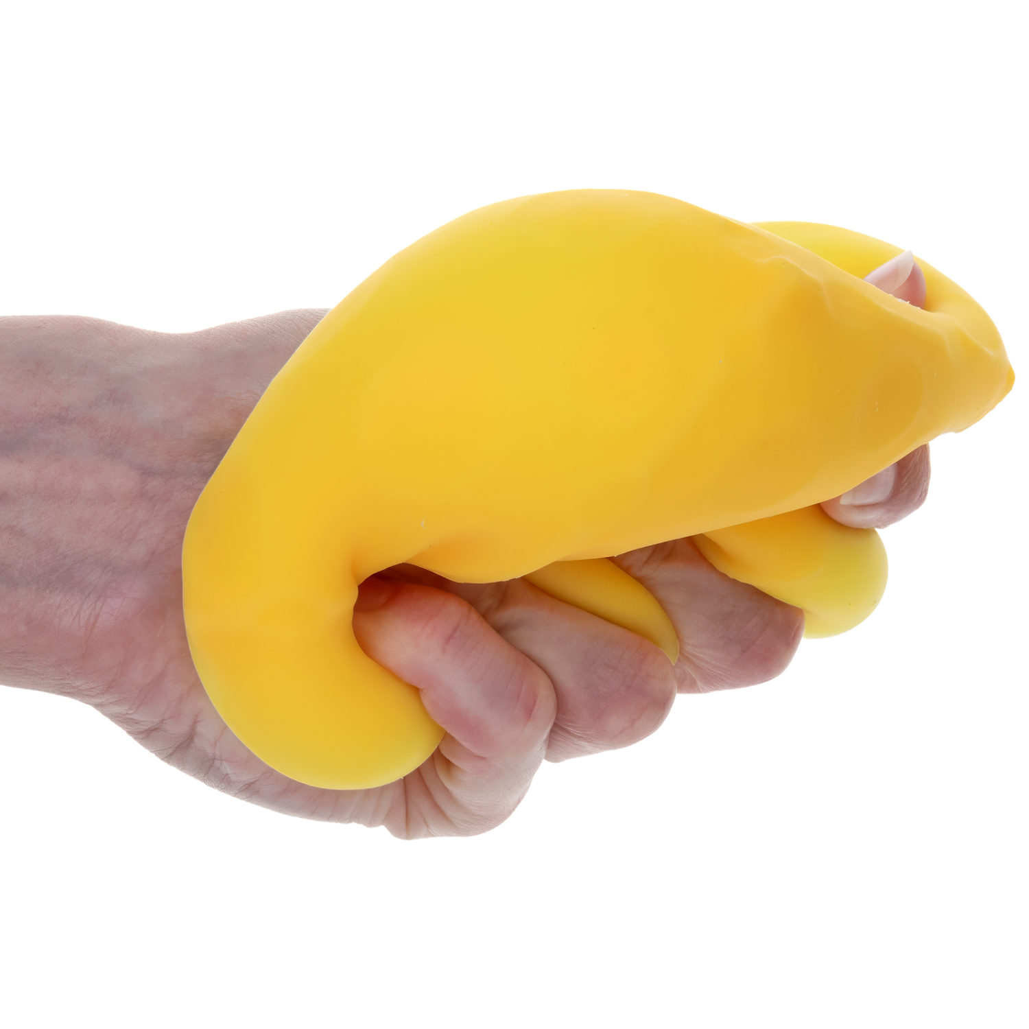 Игрушка антистресс для рук 1TOY Крутой замес сыр куб, резиновая, мялка, жмякалка, тянучка, для детей, для взрослого