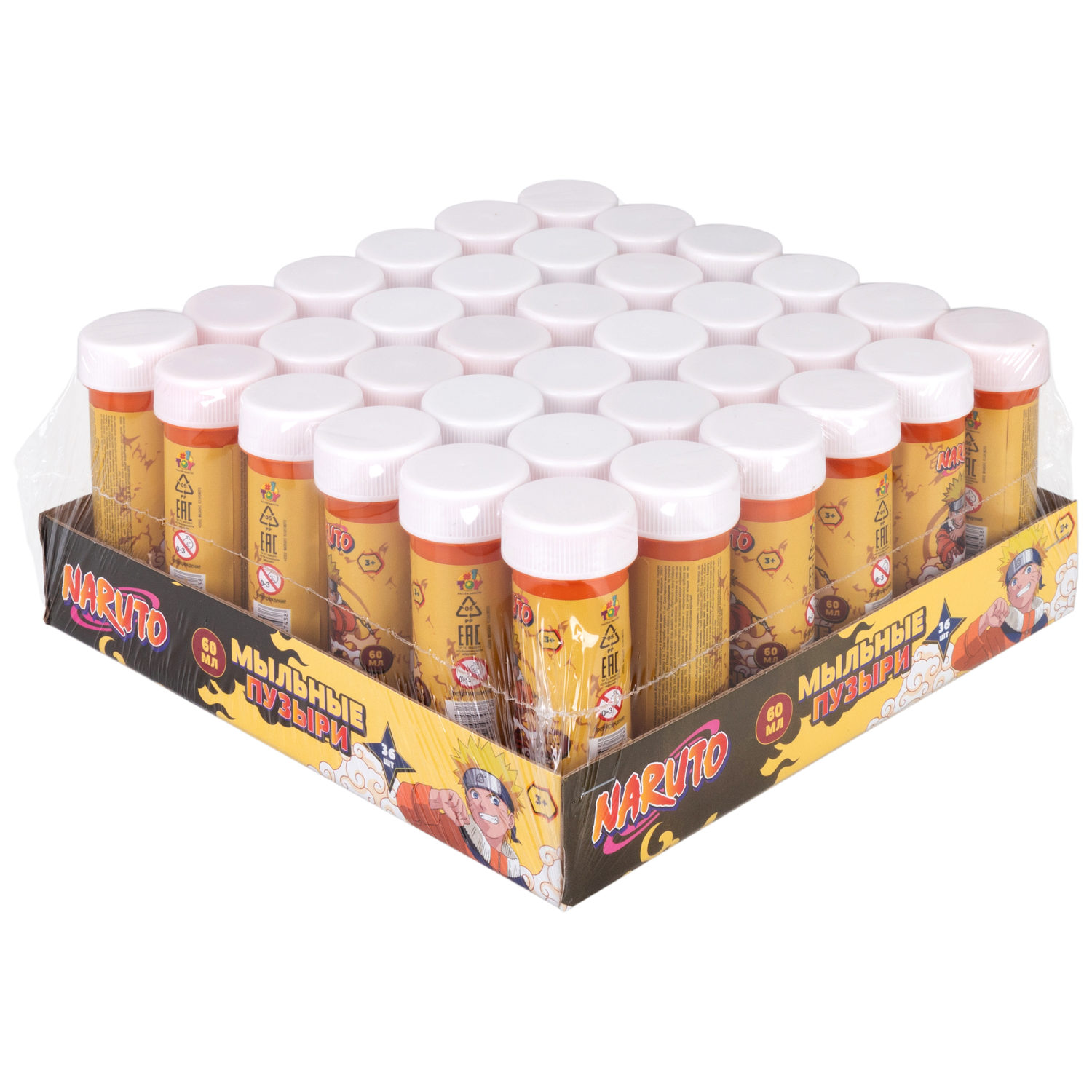 Мыльные пузыри 1TOY Наруто, 60 мл