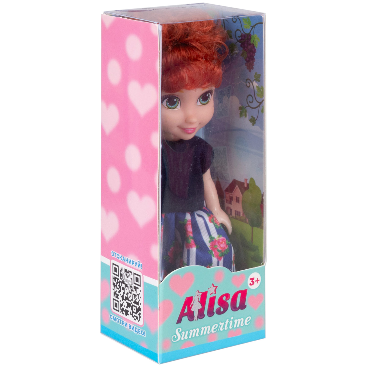 Кукла 1TOY ALISA SUMMERTIME, в платье, 16 см