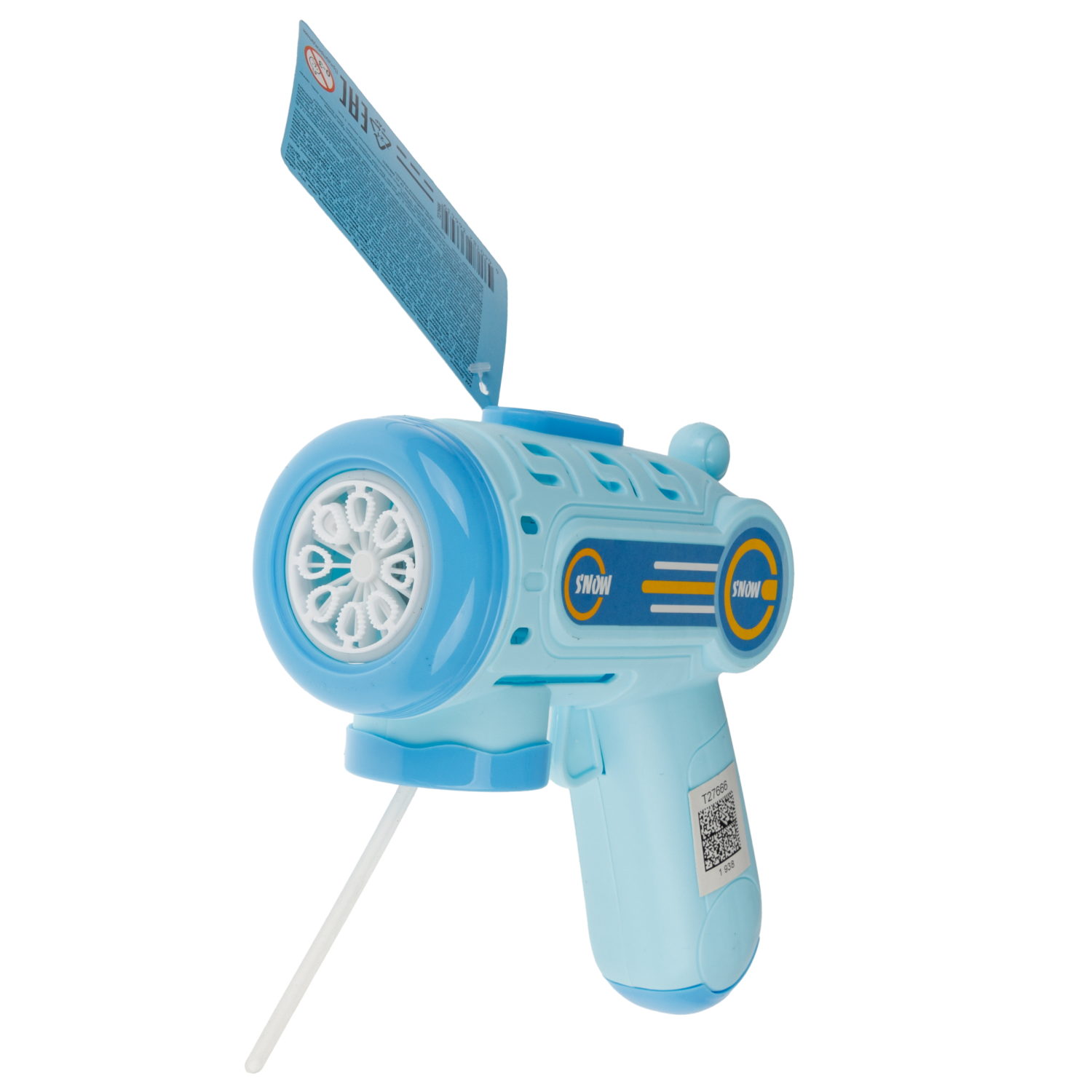 Генератор мыльных пузырей 1TOY Мы-шарики! Бластер, со светом, 56 мл