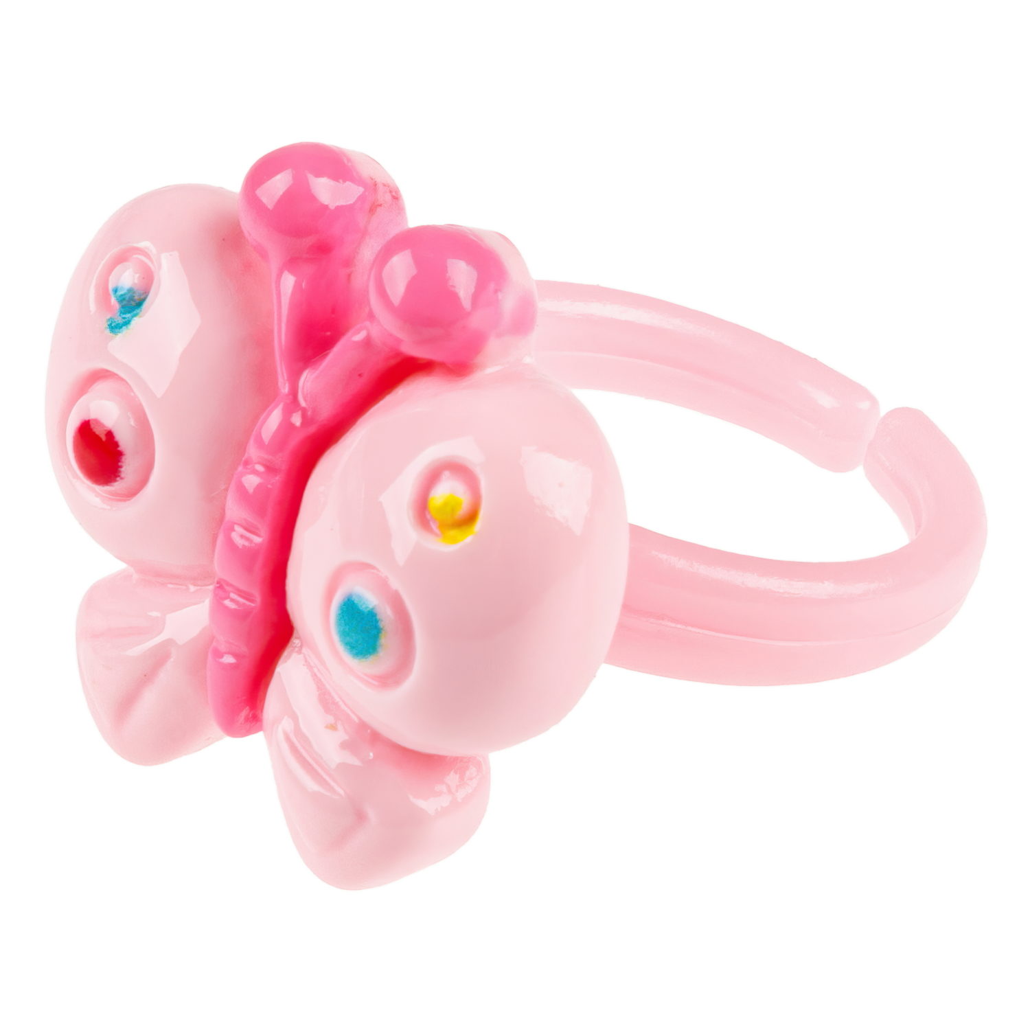 Lukky Angel наб.Бабочки для лапочки: лаки д. ногтей, смываемые водой, колечки и браслетик, акварельные переводные тату, самоклеящиеся накладные ногти,