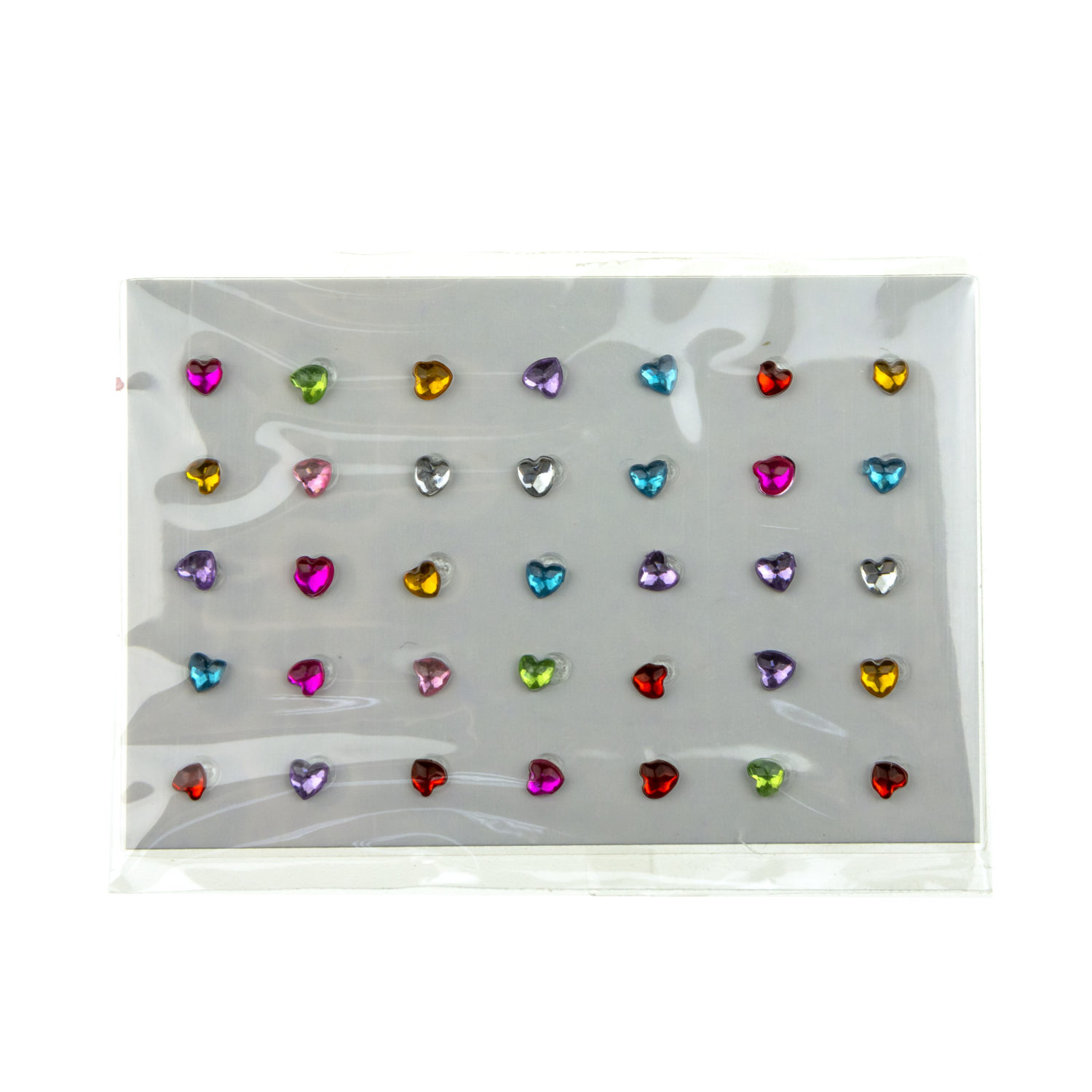 Набор для маникюра детский LUKKY Нэйл-Дизайн #3 Сердечко: лак для ногтей на водной основе коралловый + стразы-наклейки