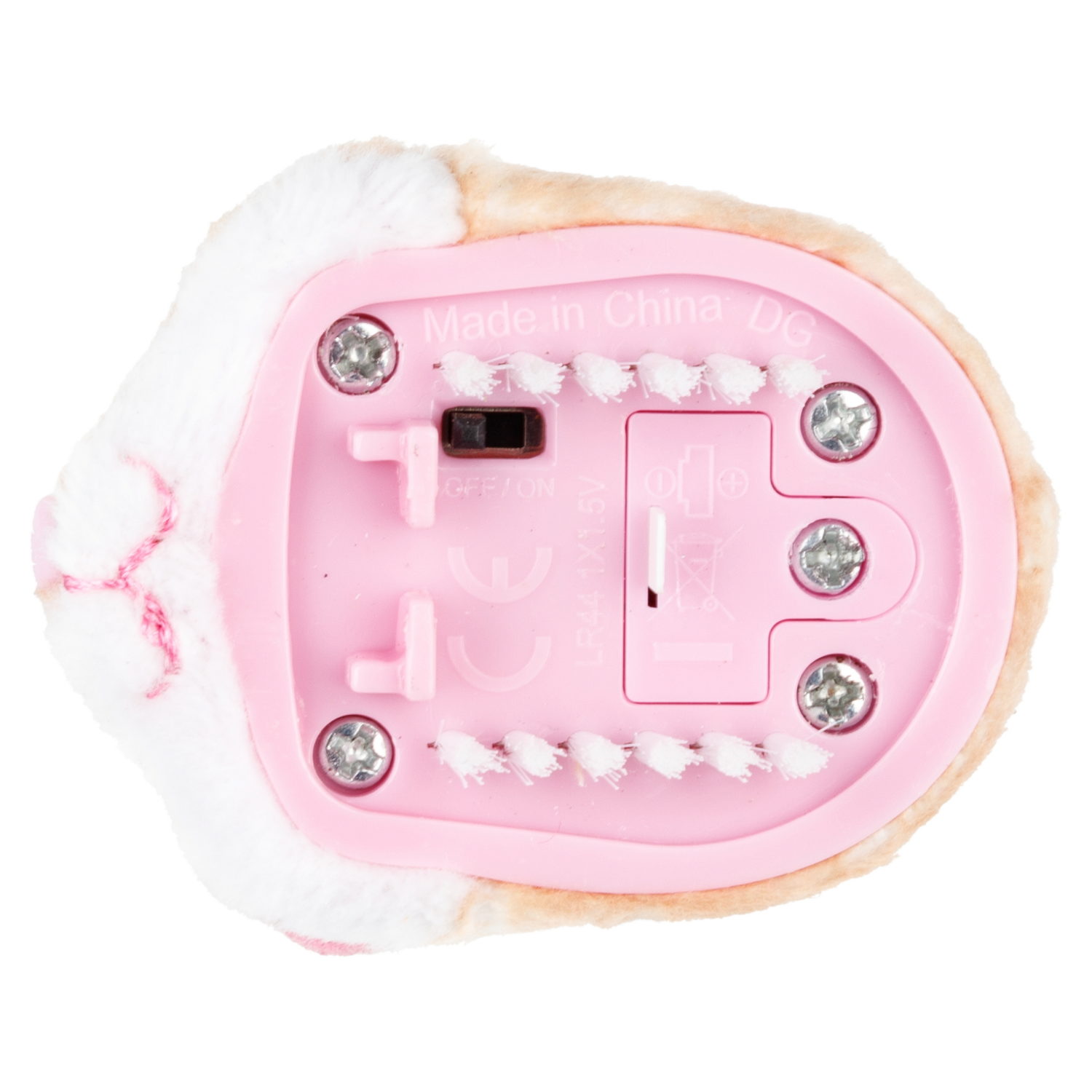 Хома Дома плюшевый хомячок, коричневый, батарейка в комплекте, в блистере