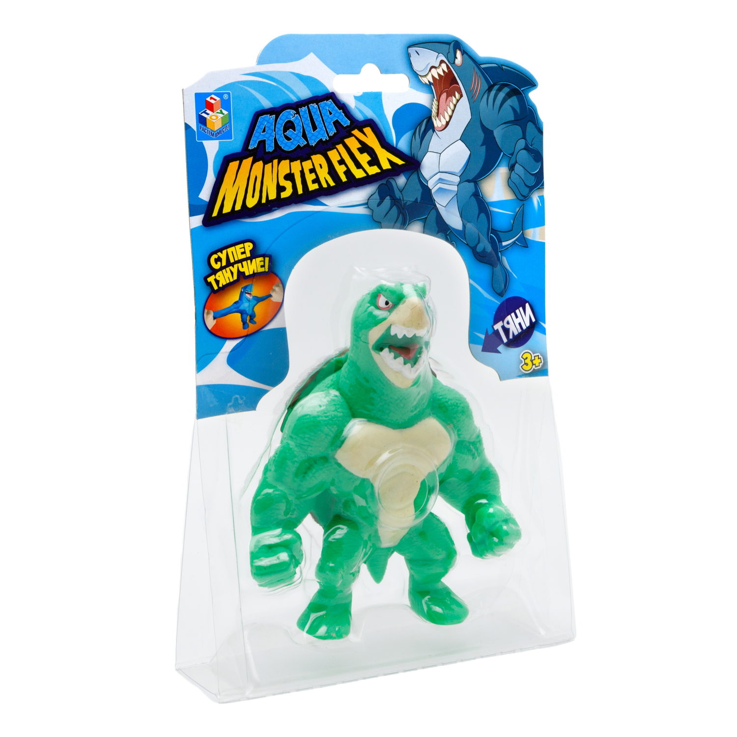 1Toy Игрушка для мальчика, тянучка монстр MONSTER FLEX AQUA, антистресс, 14 видов в ассортименте