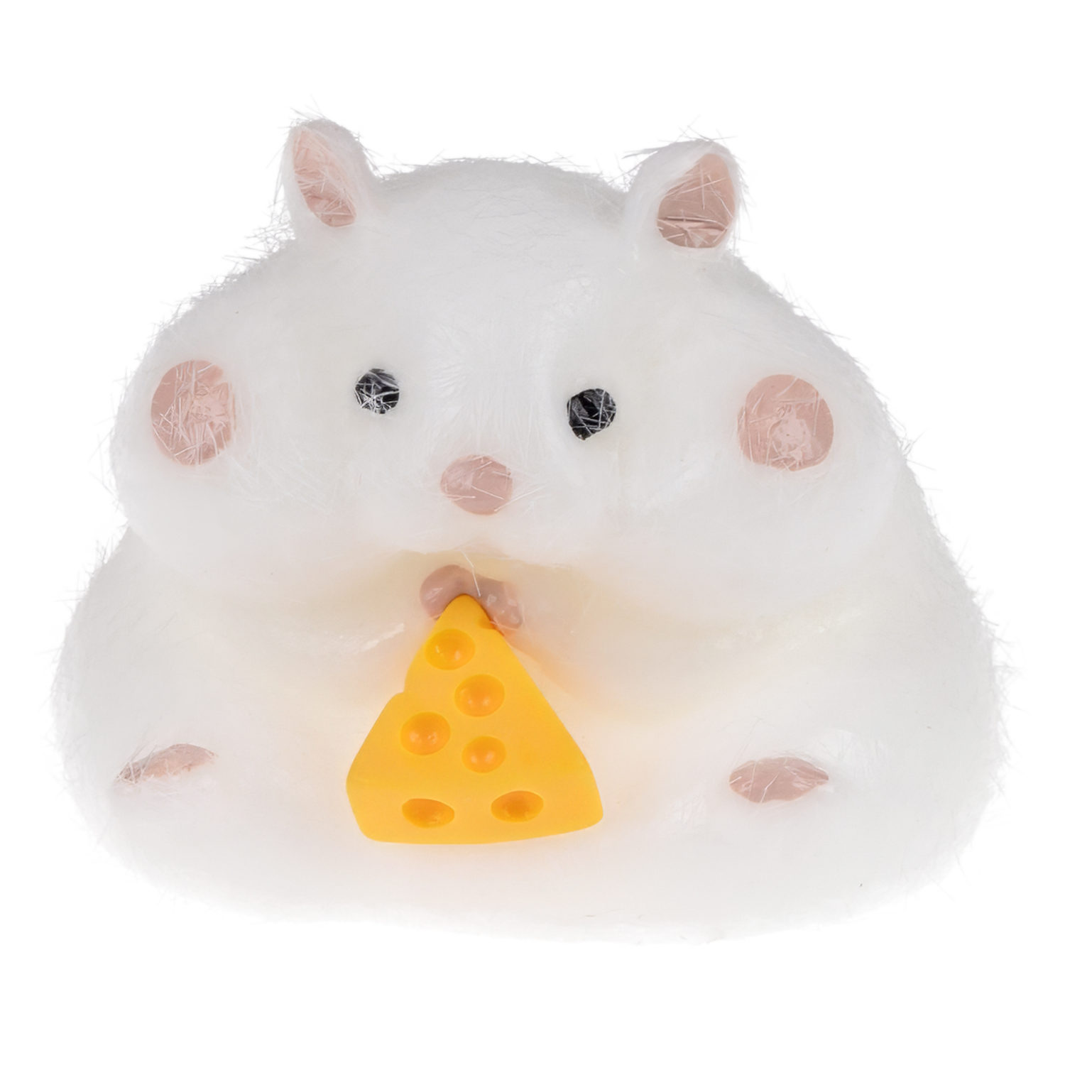 Таба сквиш 1TOY Крутой замес Пушок,  Хомяк, 7х5,5х3 см