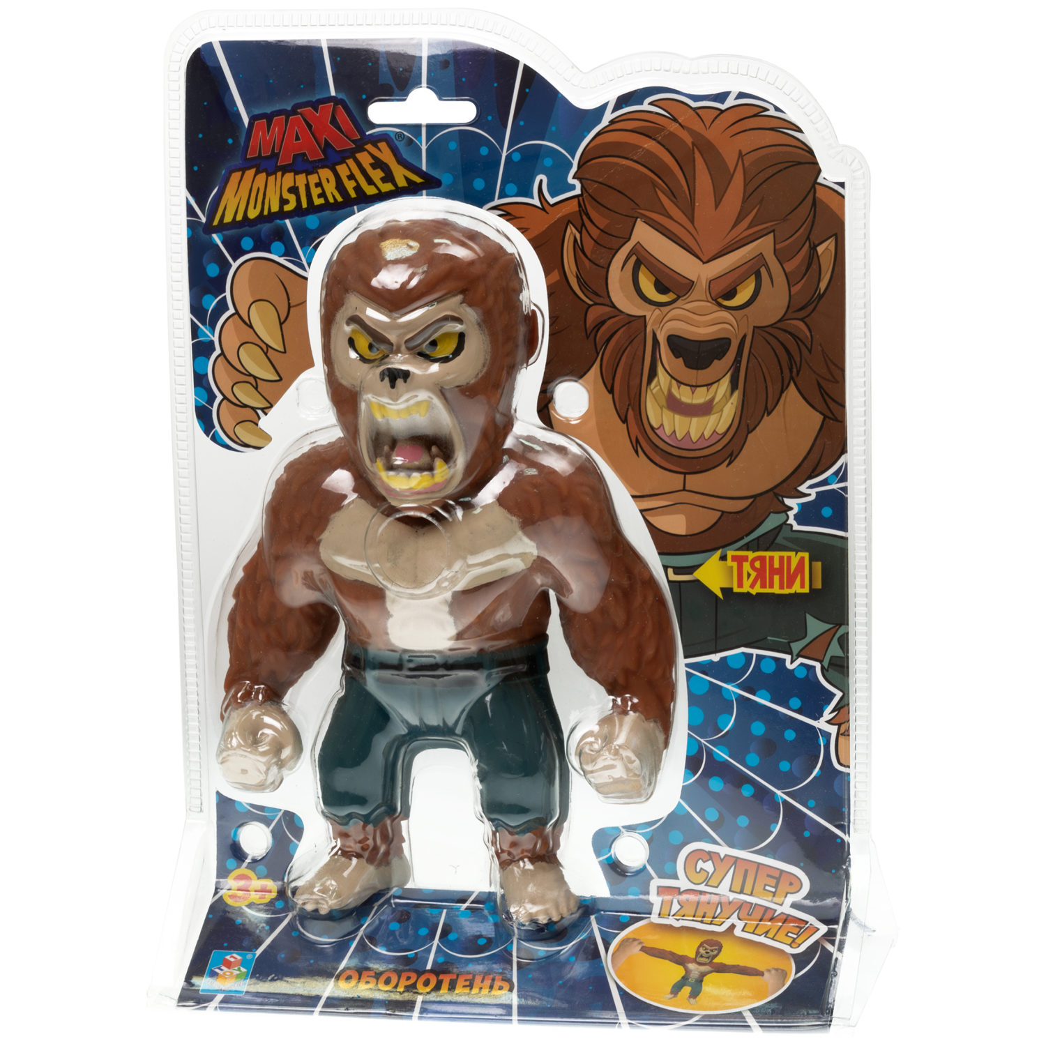 Тянущиеся фигурки 1TOY Monster Flex Maxi монстры тянучки, 21 см, 3 вида в ассортименте