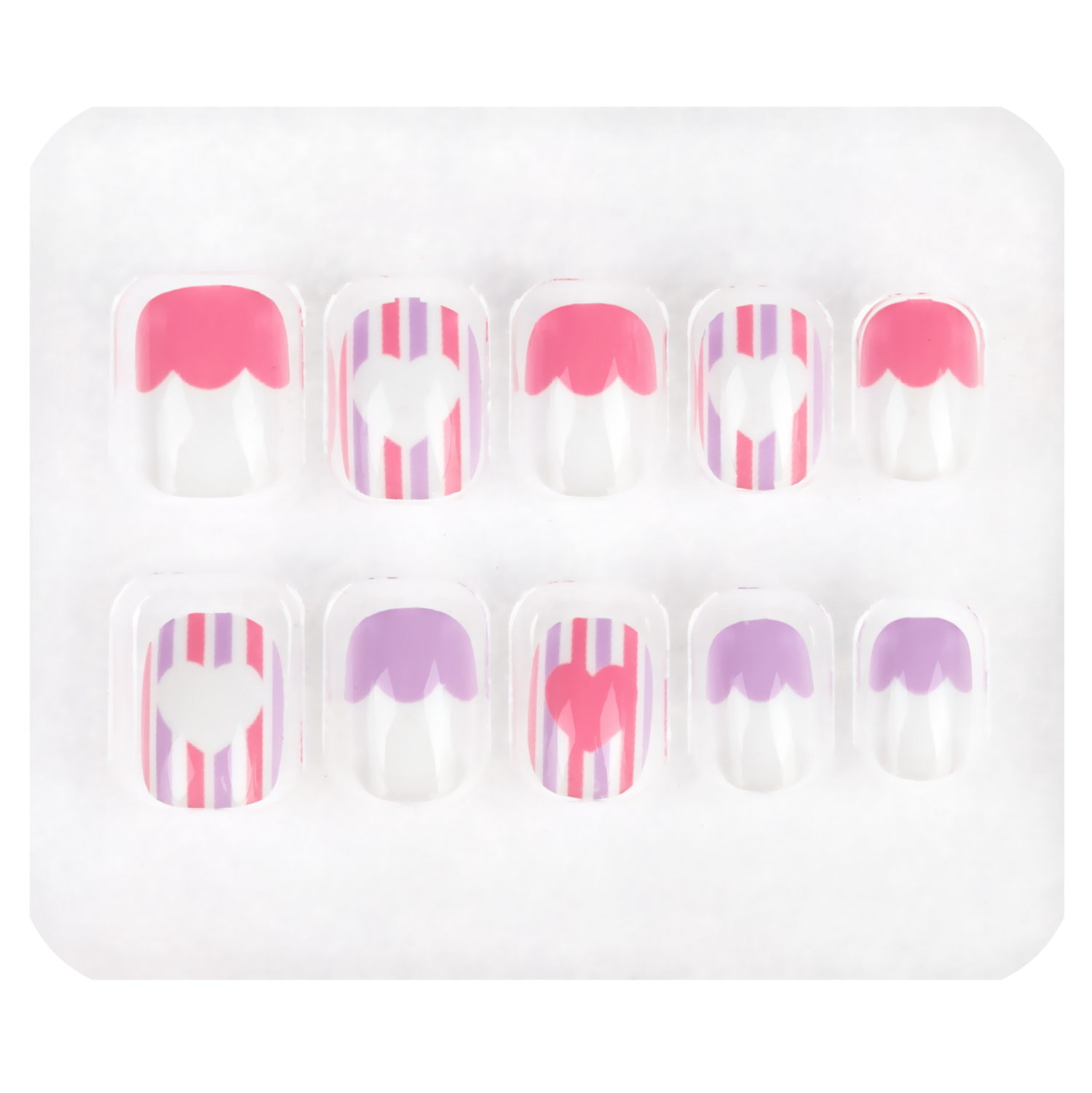 Накладные ногти на клеевой основе Lukky Нэйл-Арт Tender Pastel, 10-16 лет