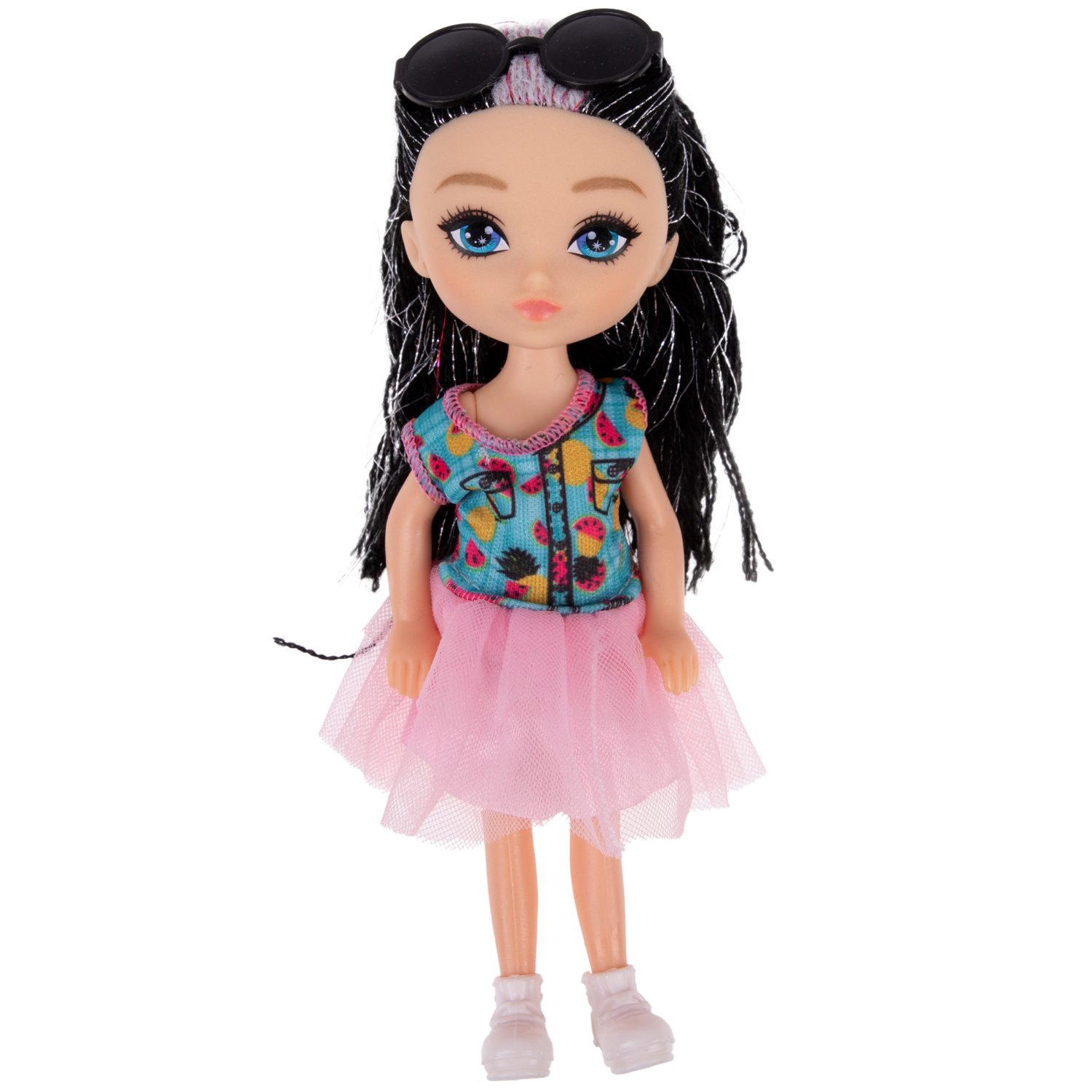 Кукла 1TOY ALISA GLOW GIRL, с яркими волосами, 15 см