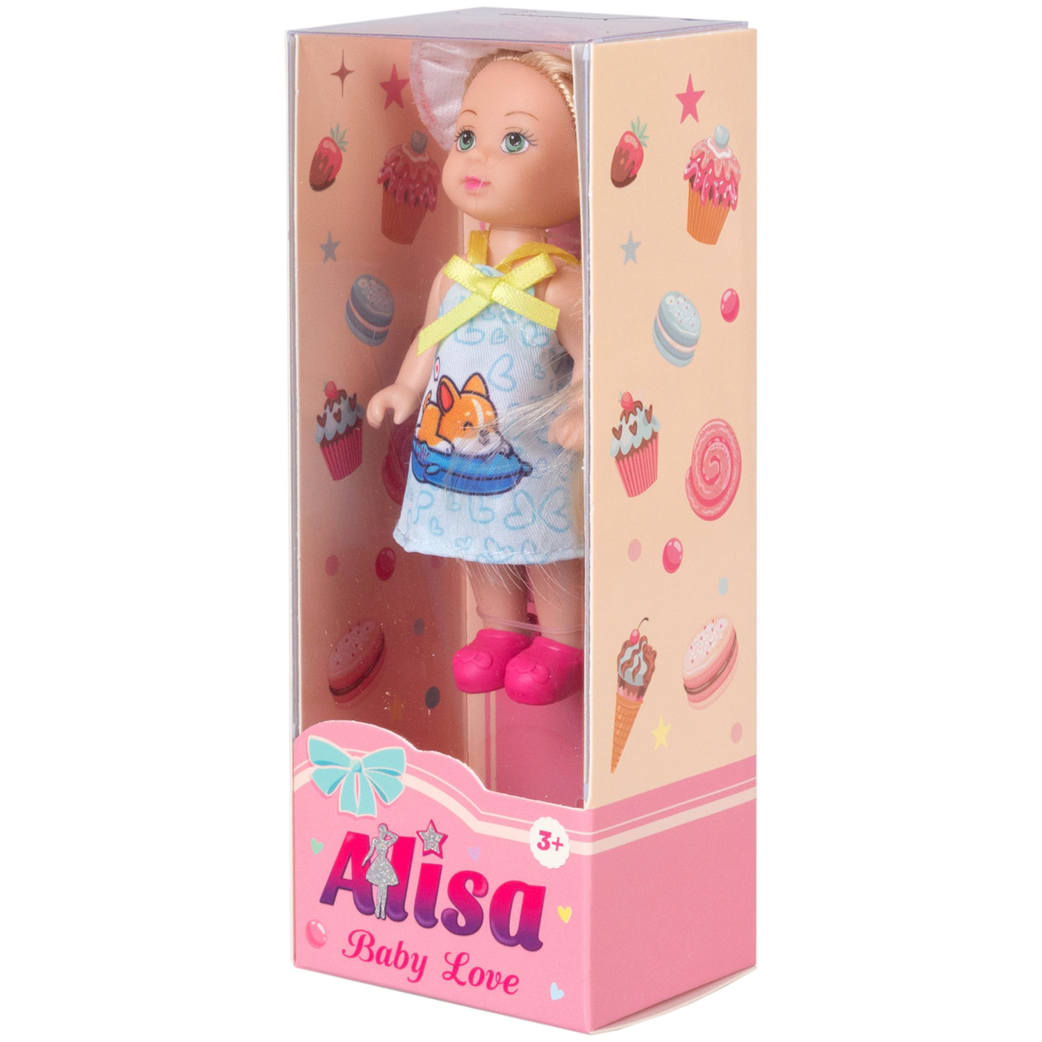 Кукла 1TOY BABY LOVE, летней одежде, 12 см
