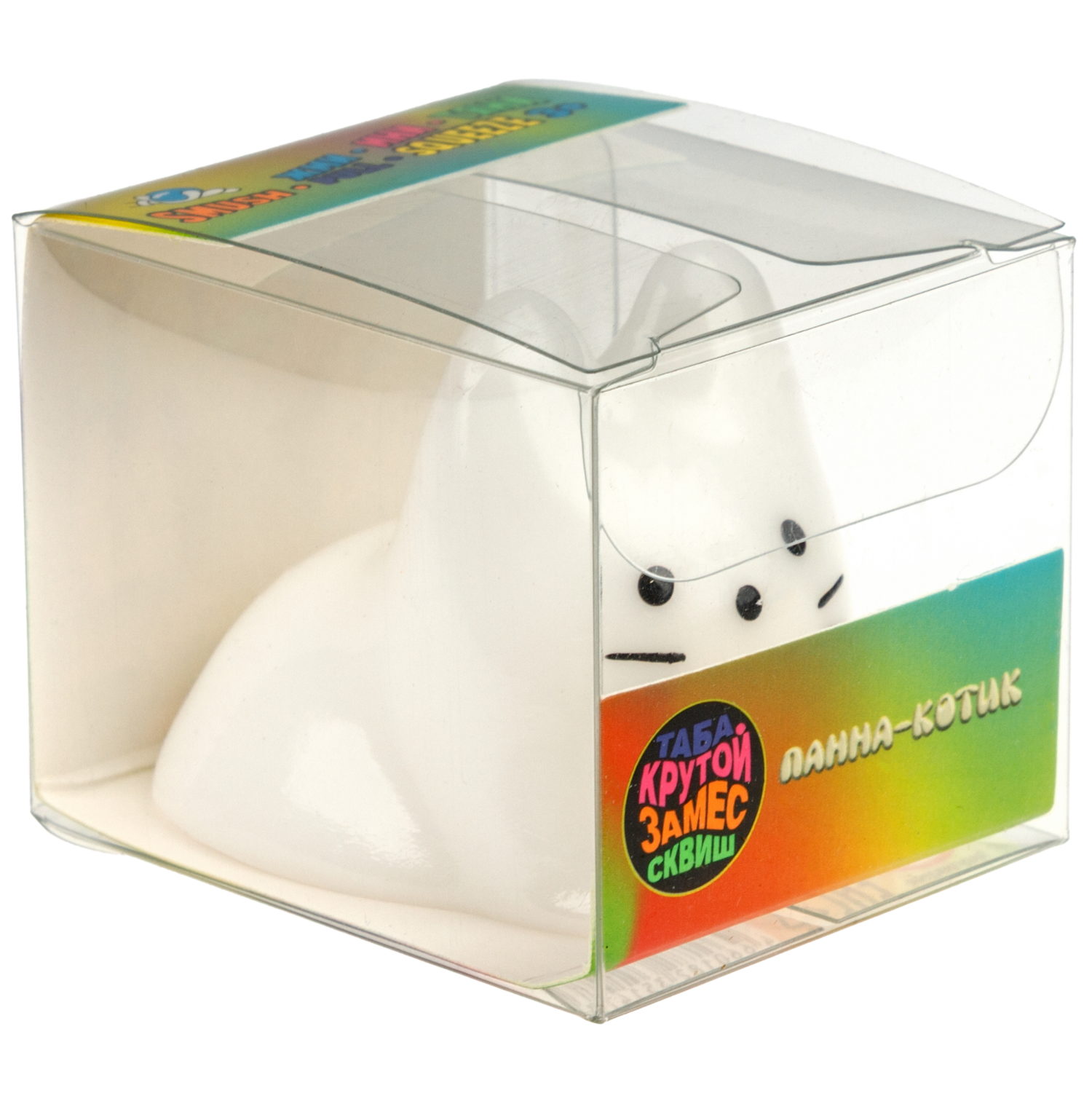 Таба сквиш 1TOY Крутой замес Муссик кот, 4,5х5,5 см