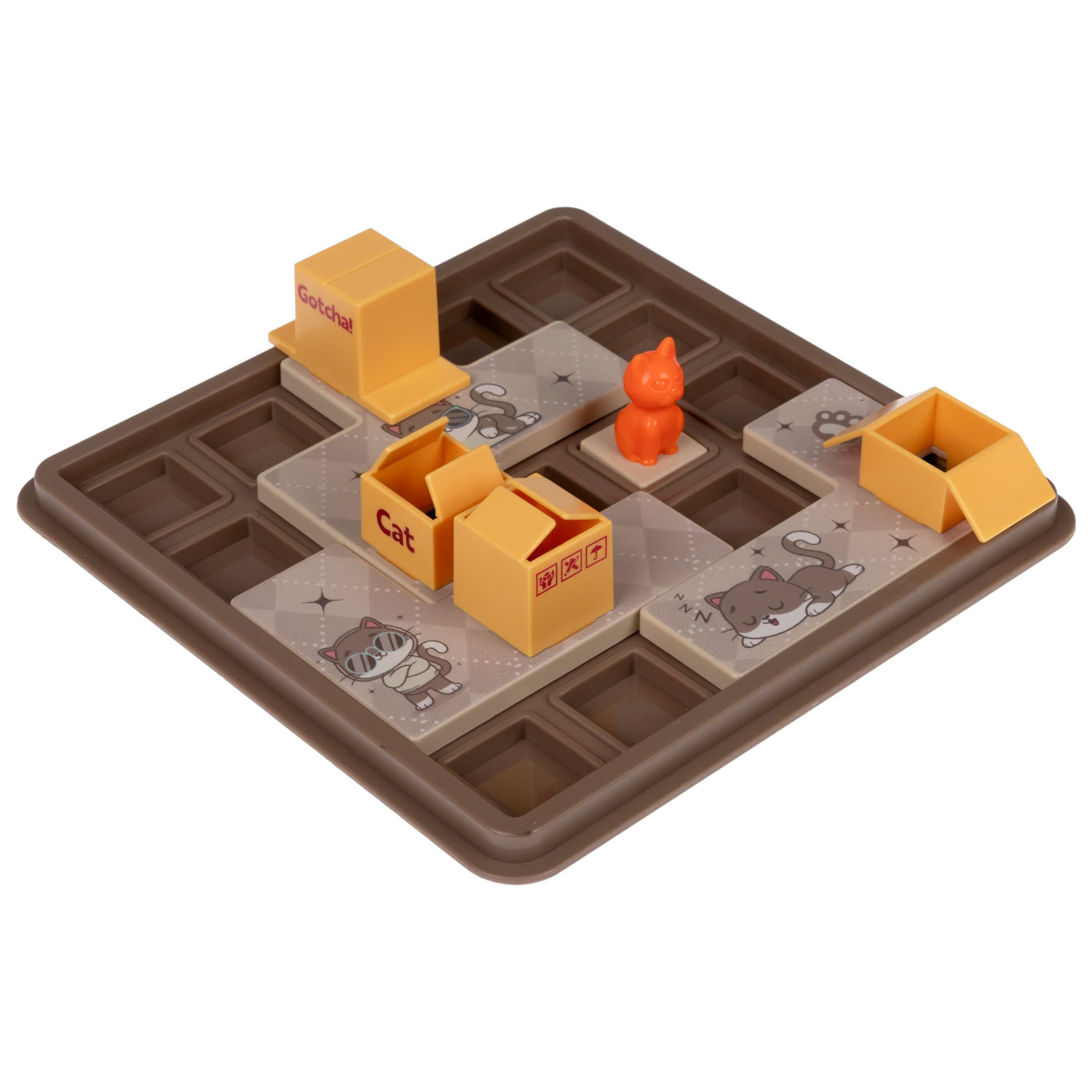 Настольная логическая игра 1TOY IQ ТРЕНИНГ  «Котятки играют в прятки»