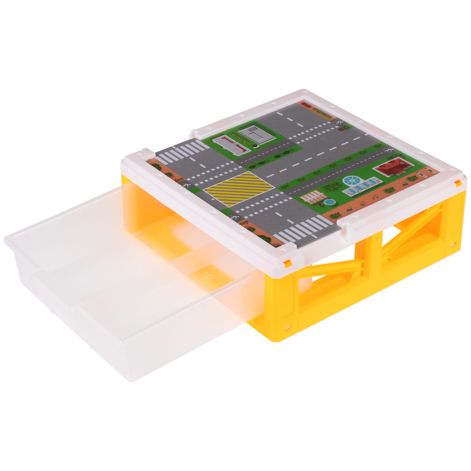 1toy Транспаркинг парковка-ящик "Строительная площадка"