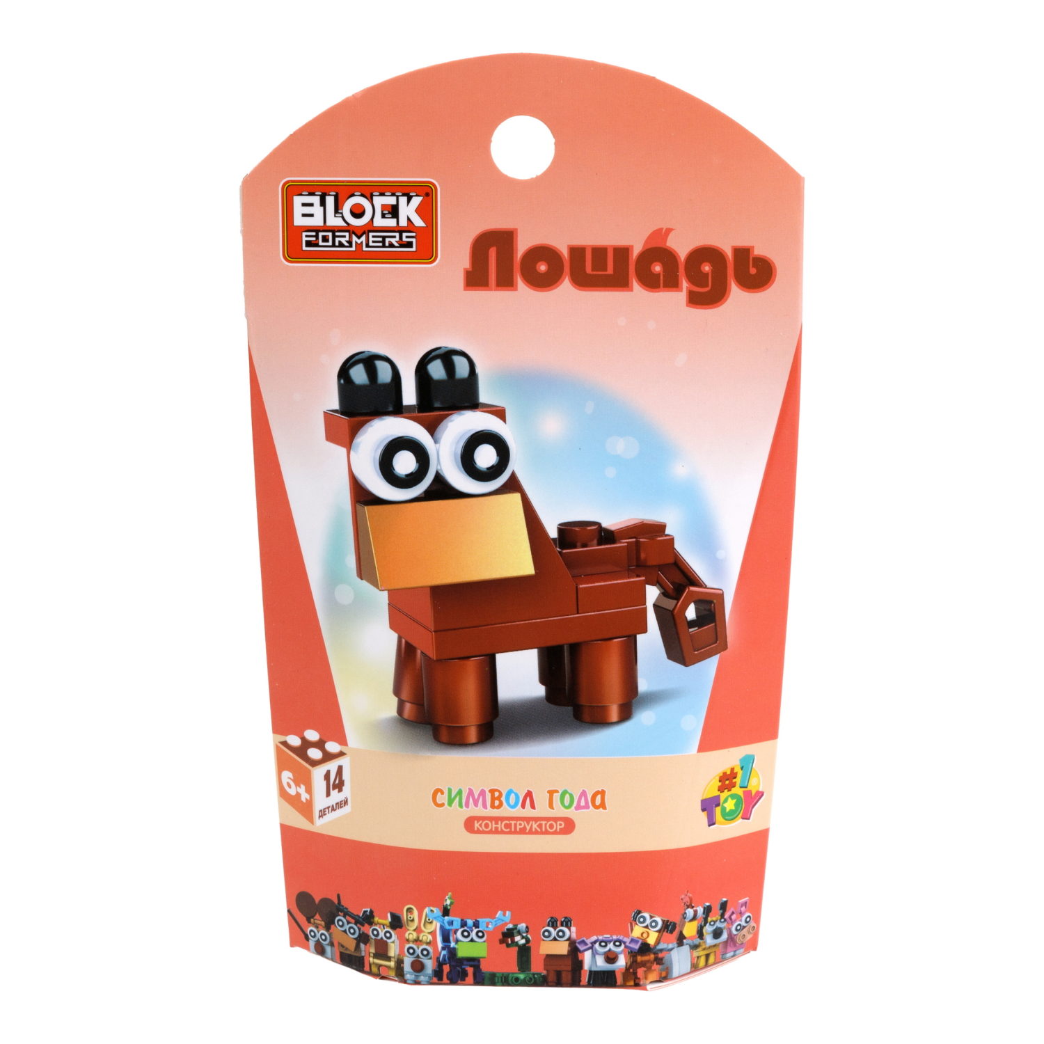 1TOY конструктор Blockformers "Символ года", 12 видов в ассортименте