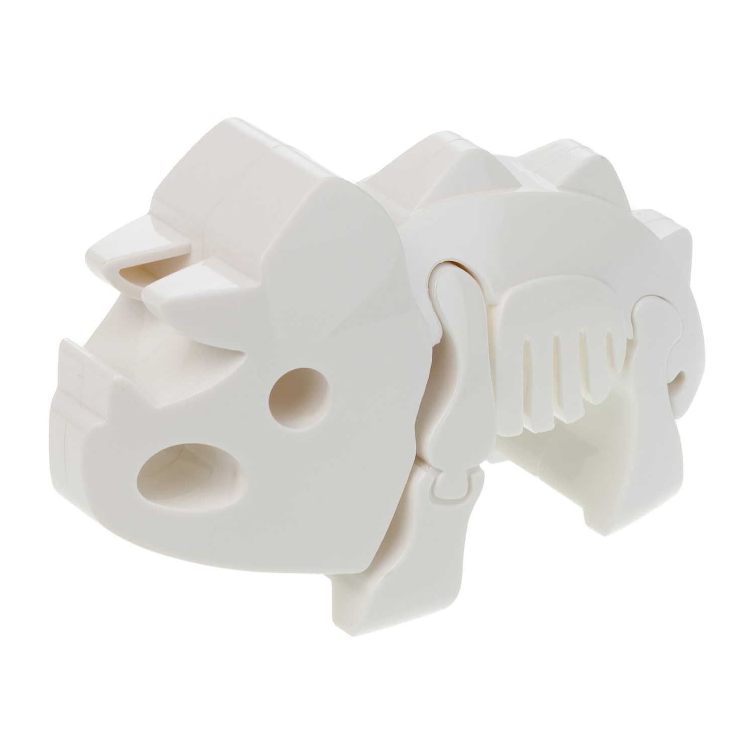 Игрушка динозавр 1TOY 3Dino Magnetic Трицератопс, сборный, с магнитом, для развития моторики и сил рук, цвет в ассортименте