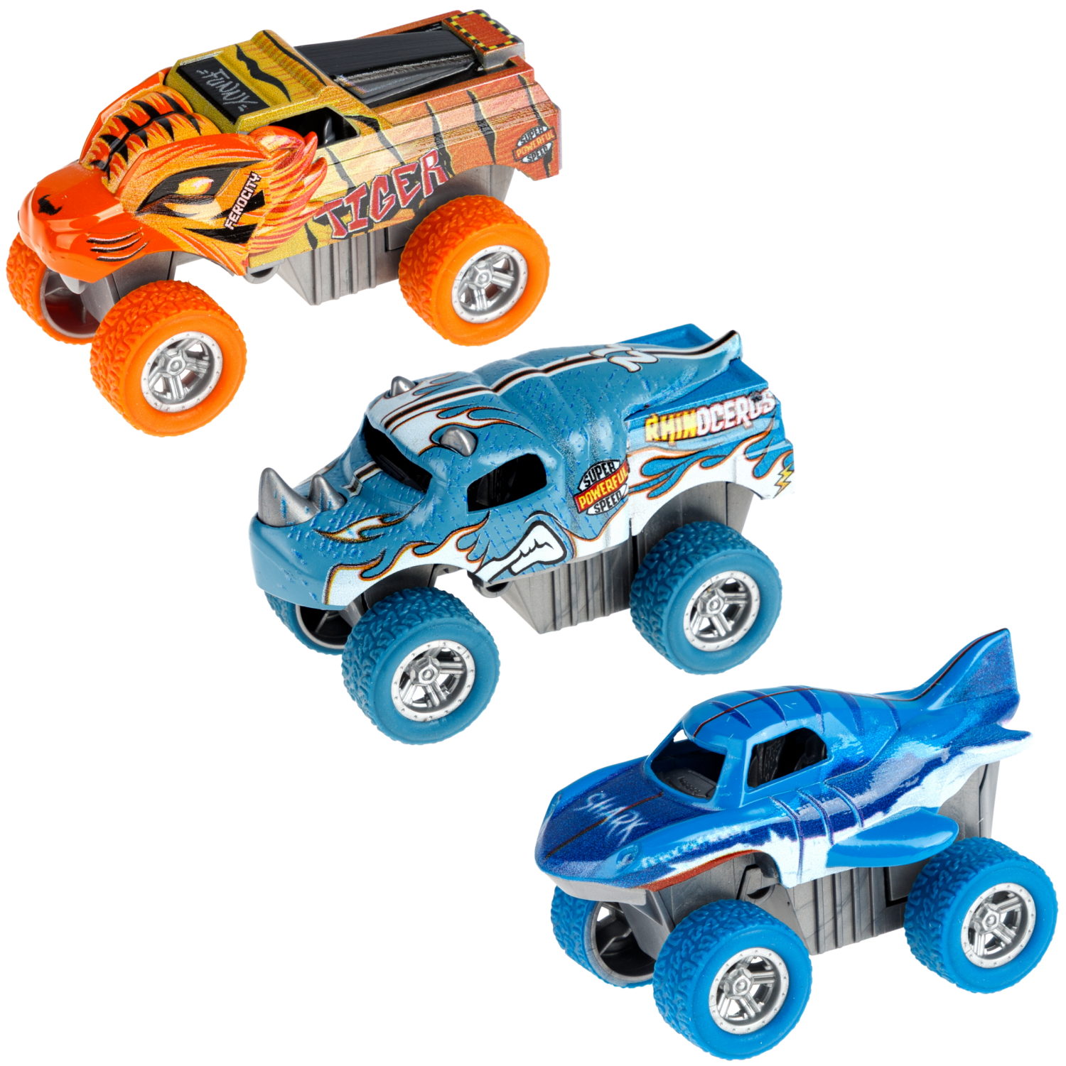Машинка игрушечная 1TOY Драйв Монстр-трак Ультра, инерционный, 8,5 см, цвет в ассортименте
