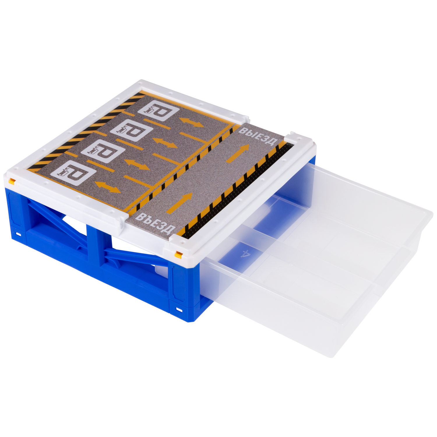 1toy Транспаркинг парковка-ящик "Полицейский участок"