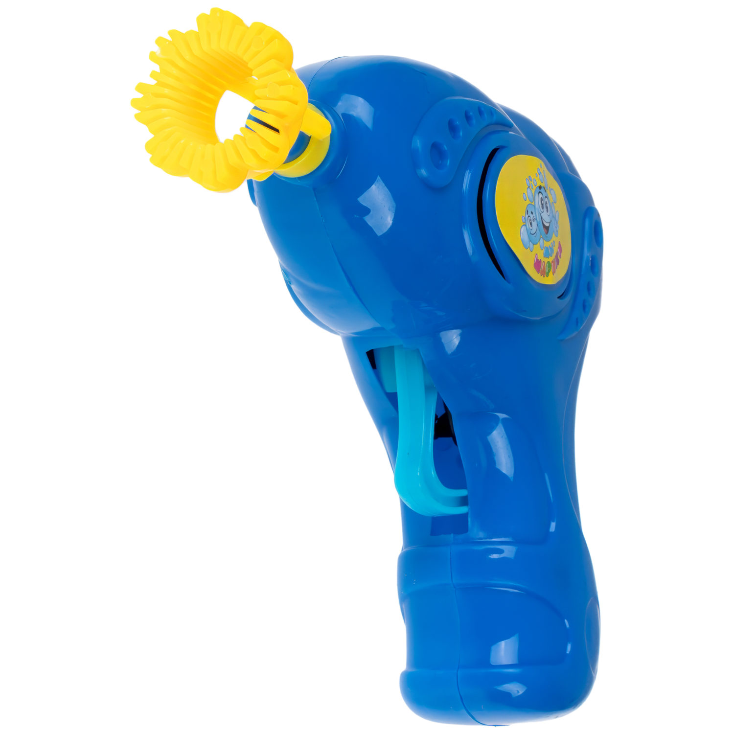 1TOY Мы-шарики! пистолет механич. с мыл. пуз., бластер, 40 мл, цвет в асс., блистер