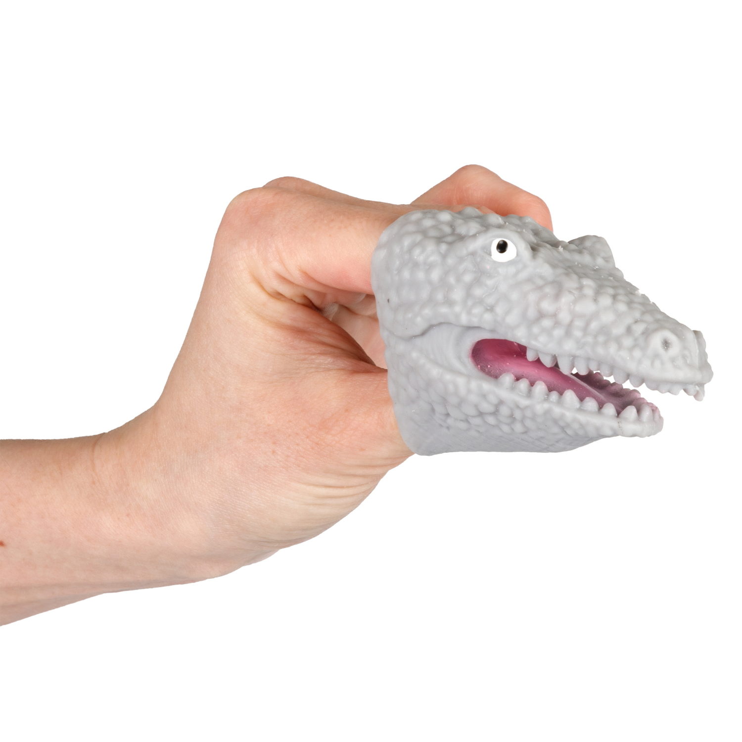 1toy "Зверуки" мини динозавр на руку, 4 вида, 16 шт в д/б