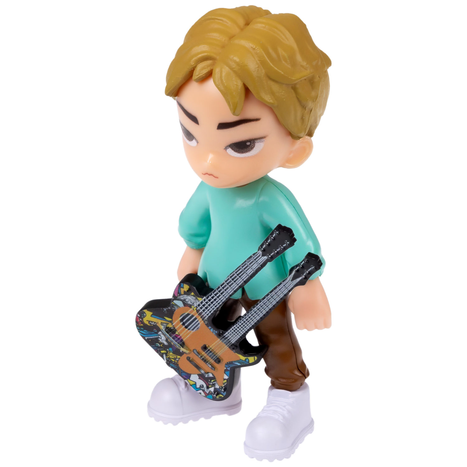 Кукла для девочки 1TOY K-POP Boys band с музыкальными инструментами, маленькая фигурка аниме 