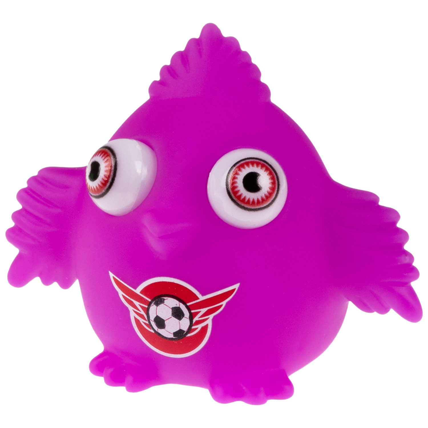 1TOY Пучеглаз-антистресс "Птицы" 7х6x5 см, фиолетовый