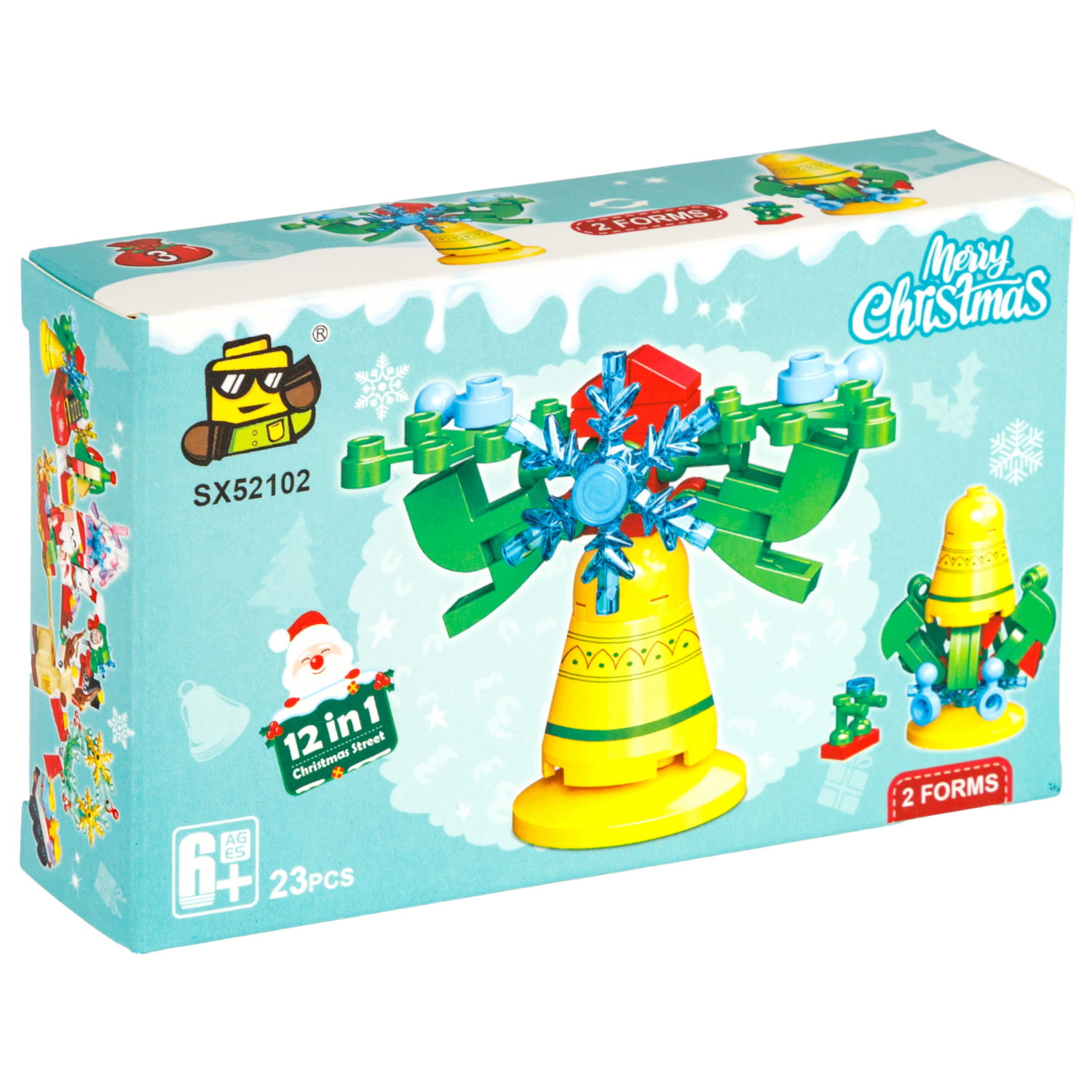 Конструктор 1TOY Blockformers С Новым годом! 12 видов, от 23 до 29 деталей