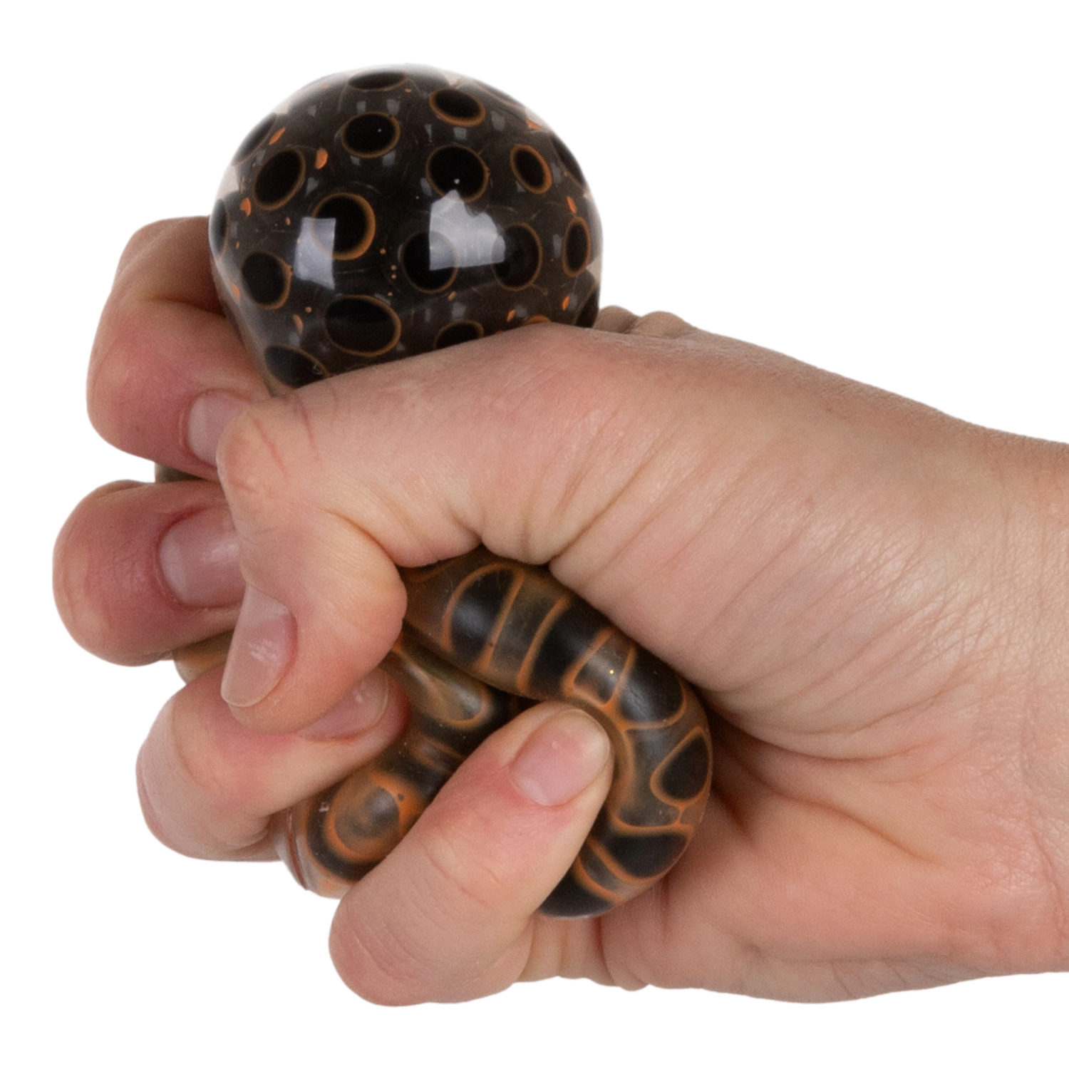 Антистресс с шариками внутри 1TOY Крутой замес Паучий глаз, 4 цвета в ассортименте, 6 см