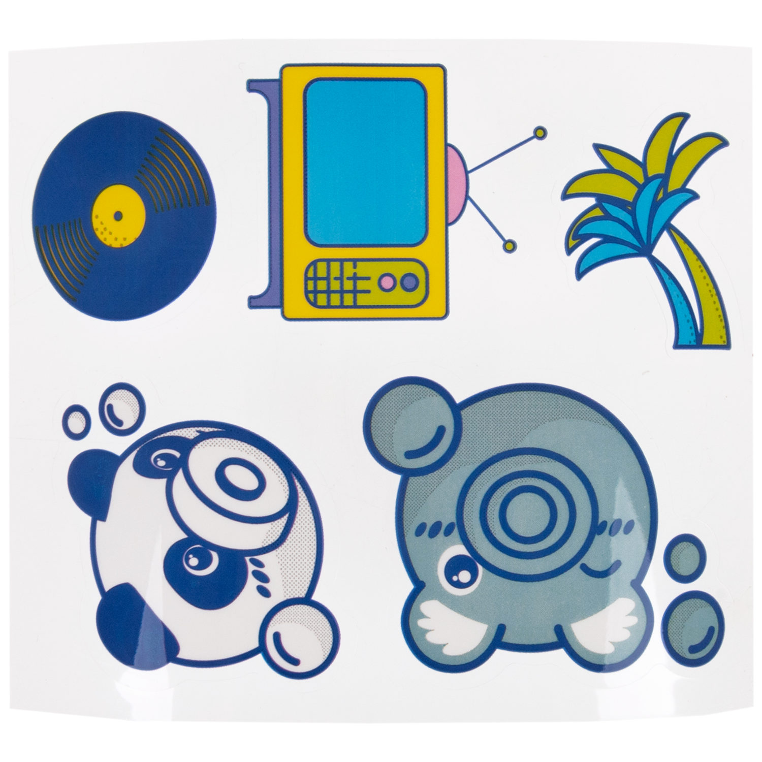 Генератор мыльных пузырей 1TOY Мы-шарики! со стикерами, светом, 100 мл