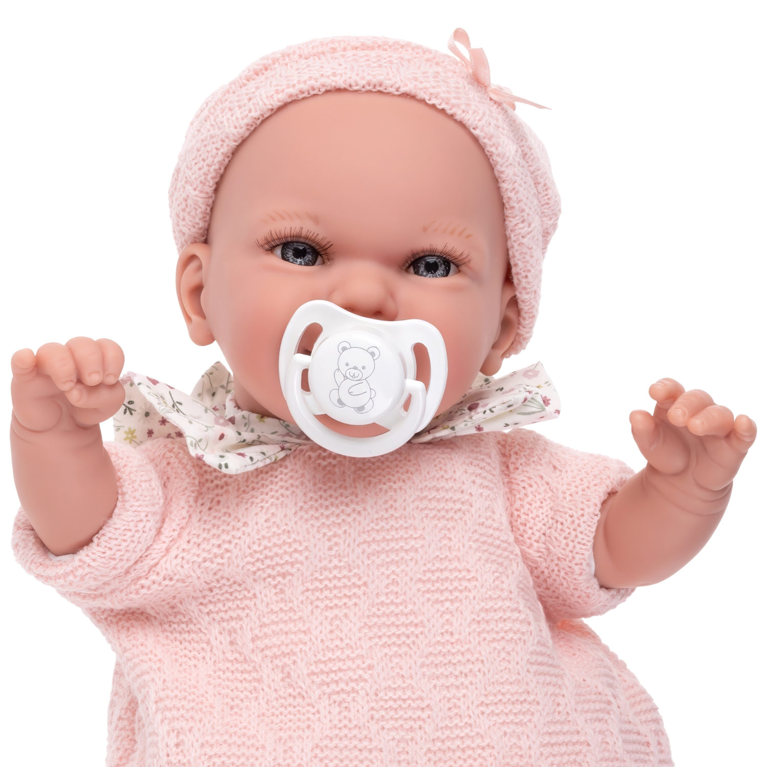 Испанская кукла для девочки Arias reborn, мини реборн, пупс, реалистичная, мягкая, мягконабивная, 35 см