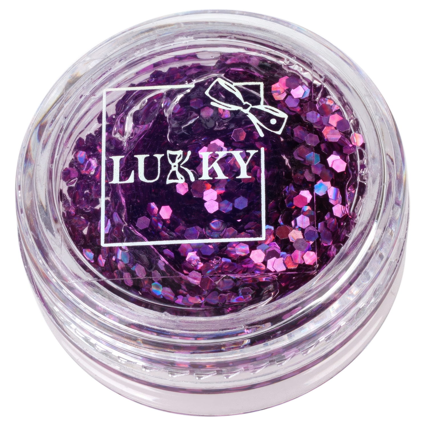 Lukky Бьюти-Дизайн Бабочки: гель-блёстки, лак для ногтей, гель-тени с блёстками, кисточка, заколочки для волос, стразы для лица