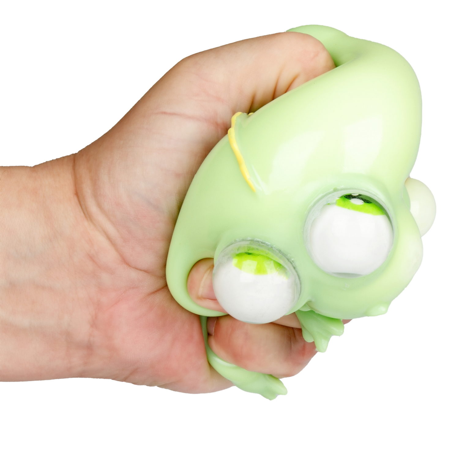 Антистресс-игрушка 1TOY Крутой замес крокодил пучеглаз, 15х11х7см