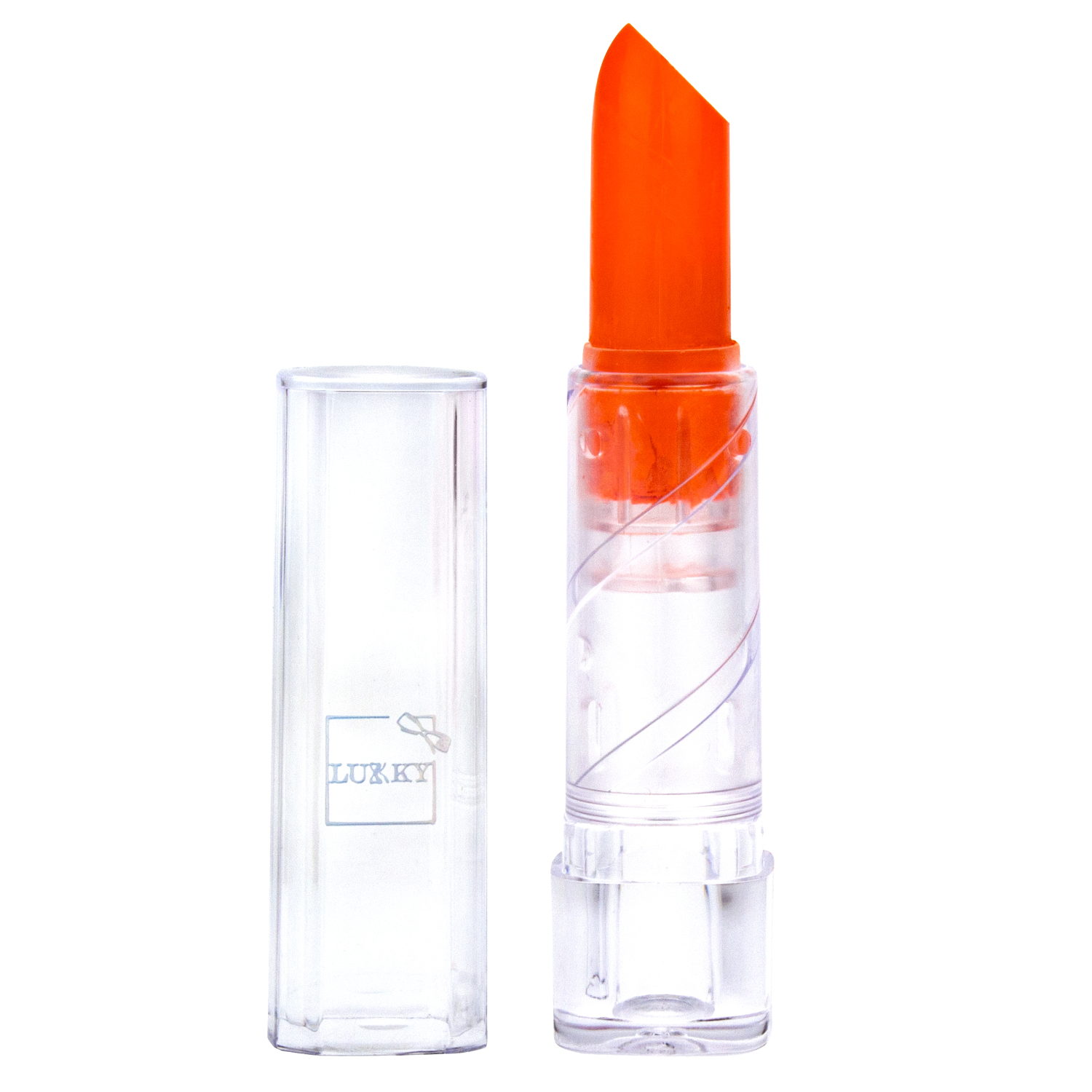 Lukky УльтраФиолет, помада для губ, 3,4 гр, неоновый оранжевый