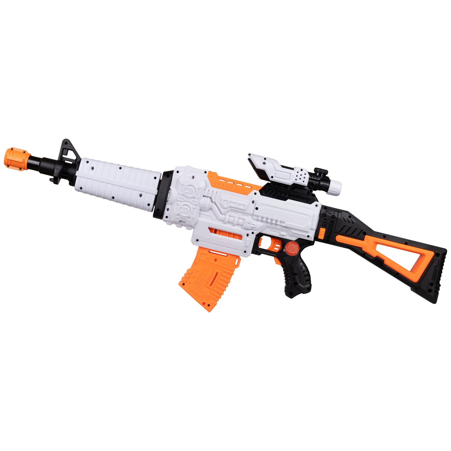 1toy Funmax "A81" бластер электромеханический, обойма на 12 выстрелов, в комплекте 48 EVA снарядов