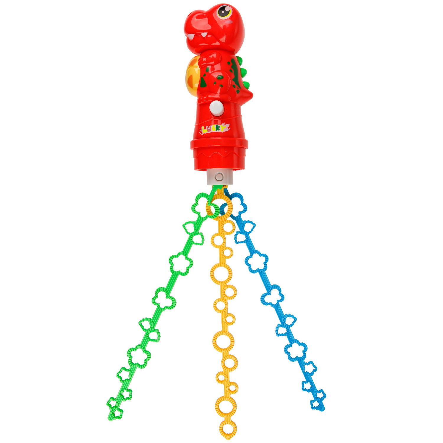 Мыльные пузыри1TOY Мы-шарики! Дракоша с веерным венчиком, 160 мл, 3 цвета в ассортименте