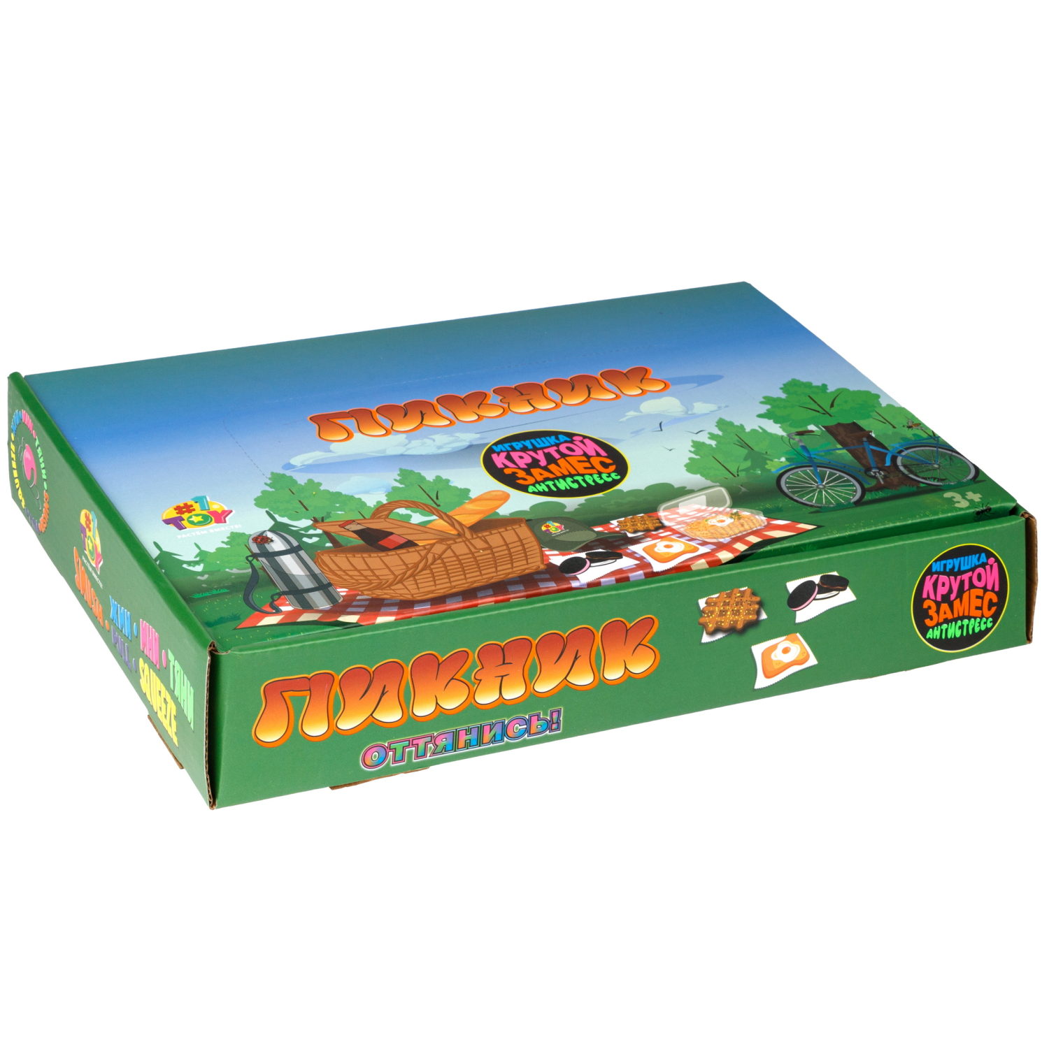 Игрушка-антистресс 1TOY Крутой замес «Пикник», «Венская шоколадная вафля», в ассортименте