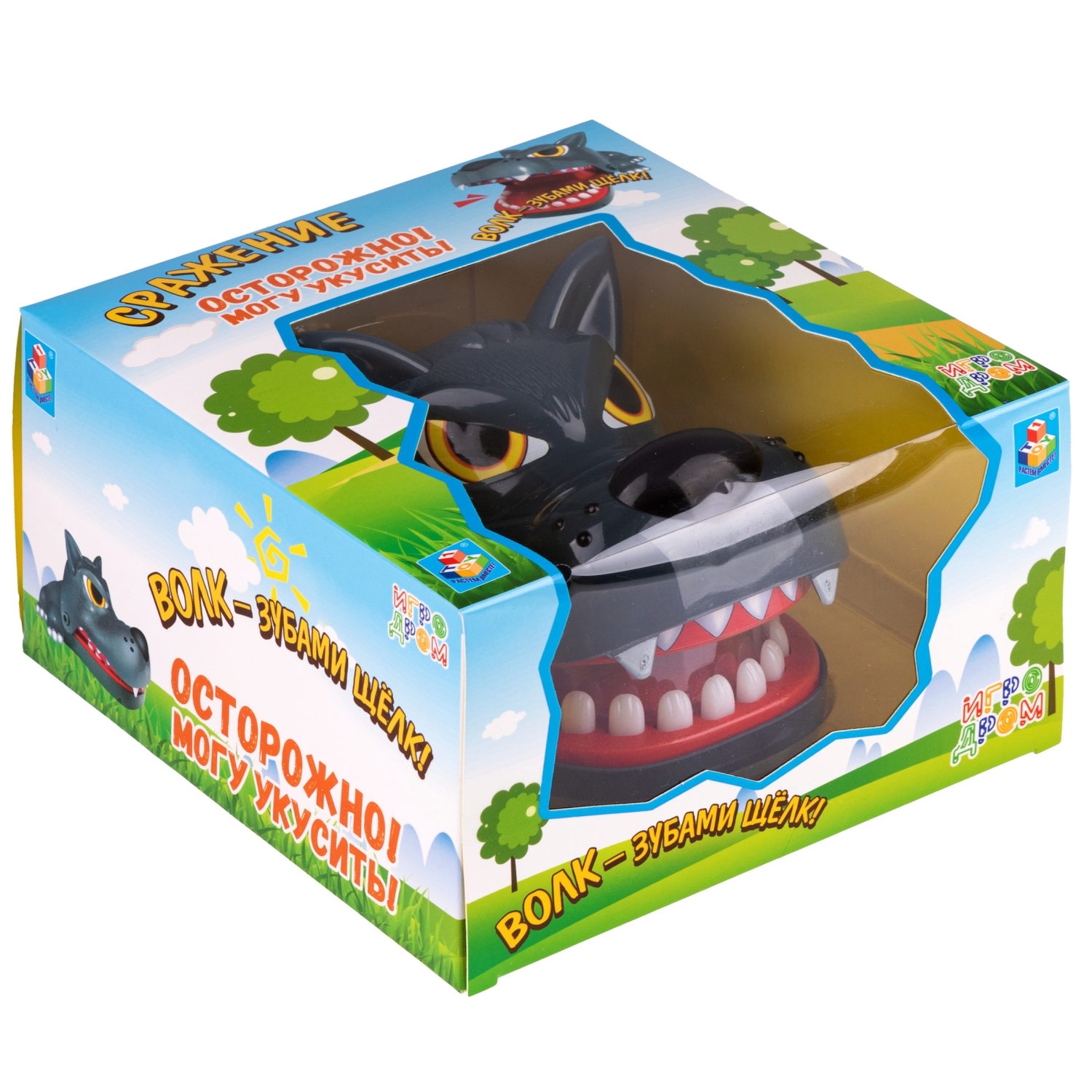 Настольная игра 1TOY ИГРОДРОМ "Волк - зубами щёлк!"