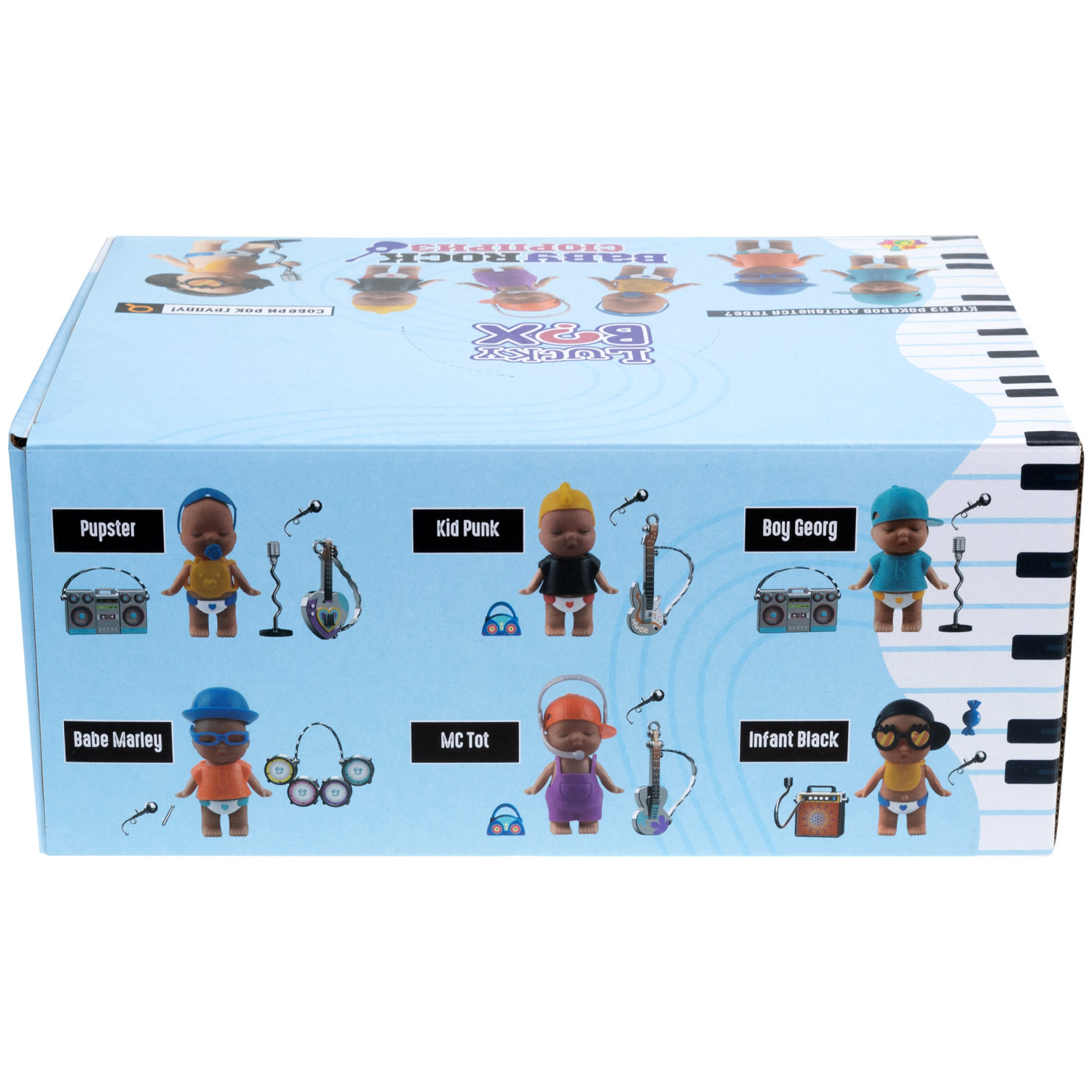 1TOY LUCKY BOX Baby rock пупс с аксессуарами, в асс. 6 видов, в кор., 12 шт в дб.