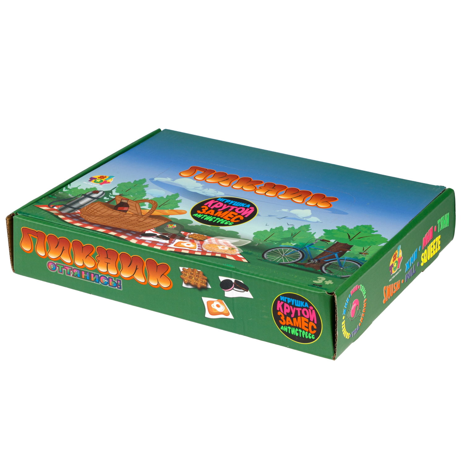 Игрушка-антистресс 1TOY Крутой замес «Тост с яичницей»