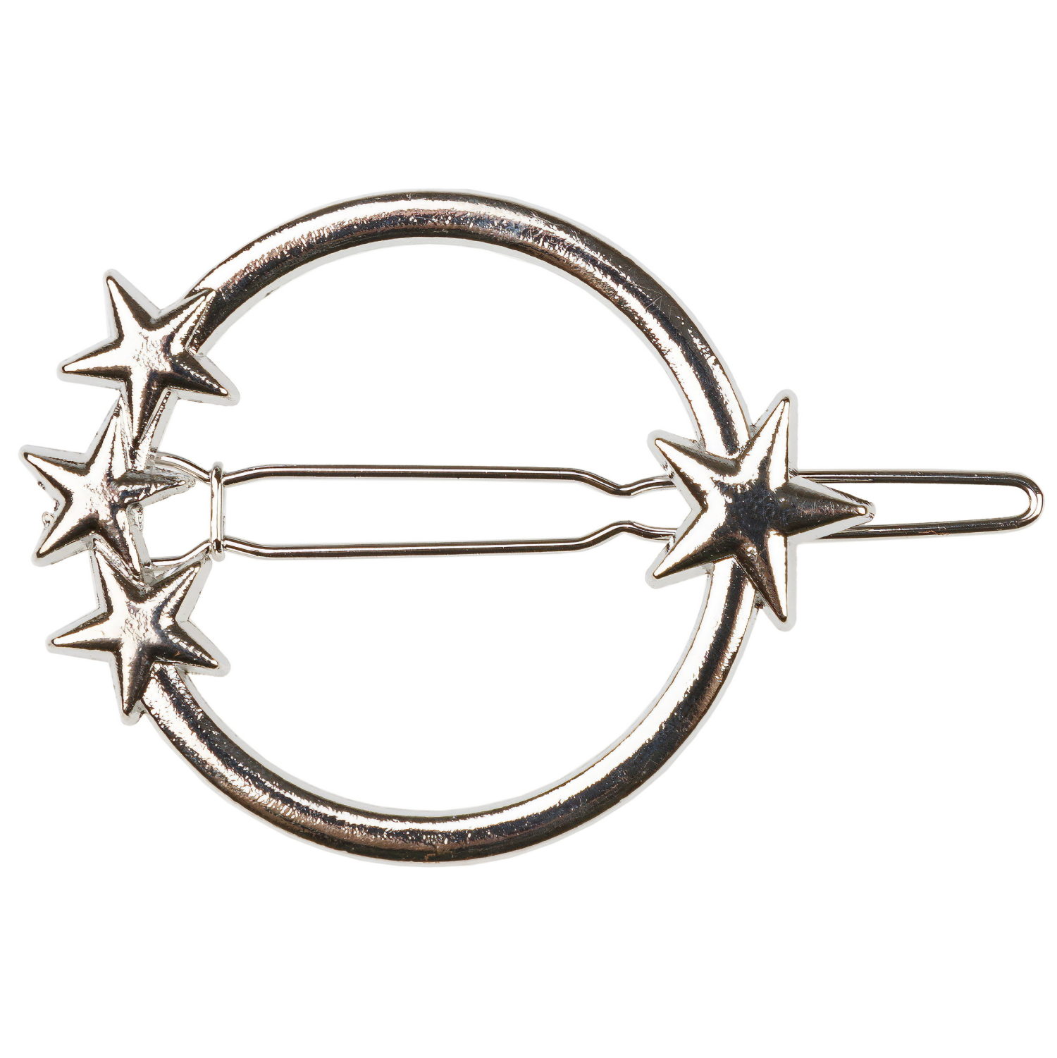 LUKKY Fashion заколка для волос Круг со звездочками, 1шт