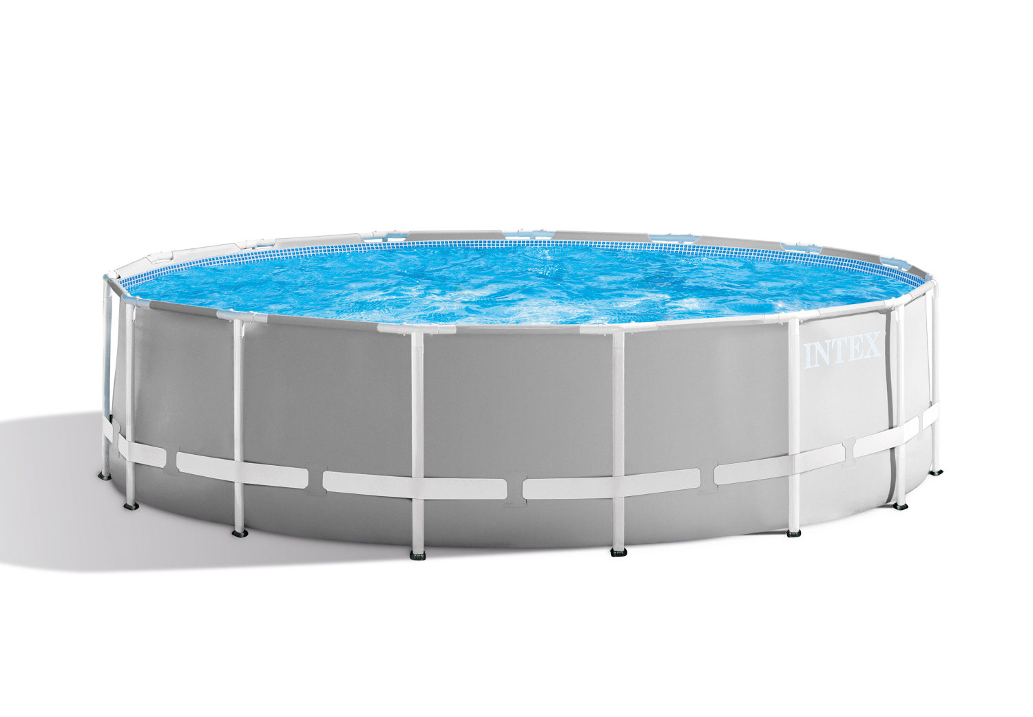 басс.каркас.круг.457х122см+лестница+настил+тент+фильтр-насос 220в. от 6лет