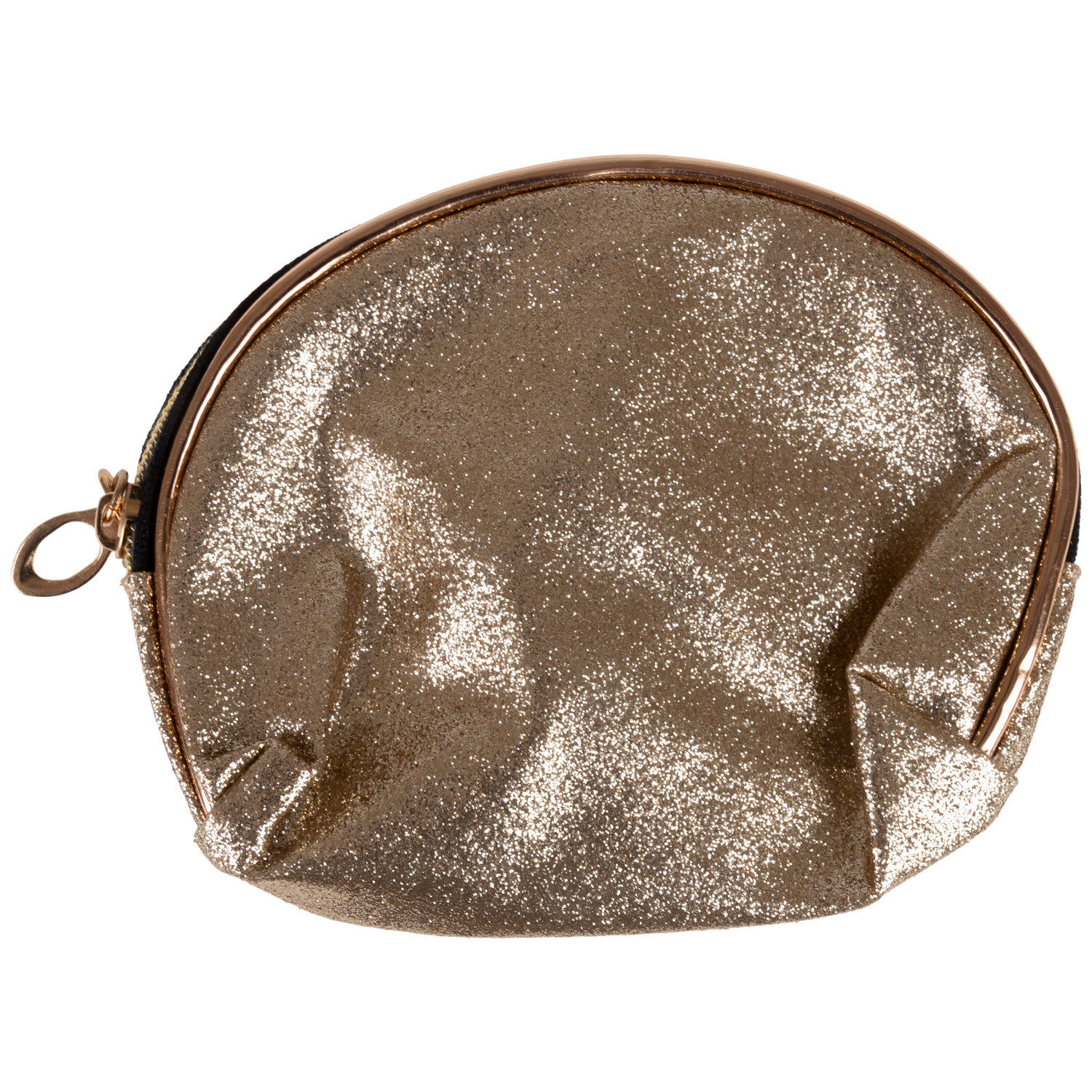 Набор из косметичек 3в1 Lukky Glam Trio прозрачная с подвижными блестками (23.5*14*7 см), средняя и маленькая из блестящей искусственной кожи