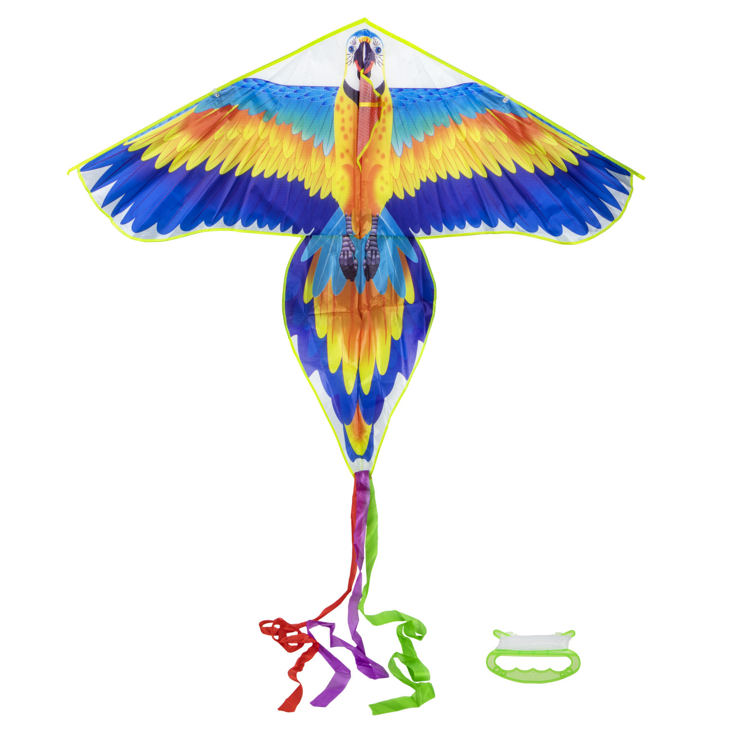 Воздушный змей 1TOY Попугай 115х140 см, леер 30 м