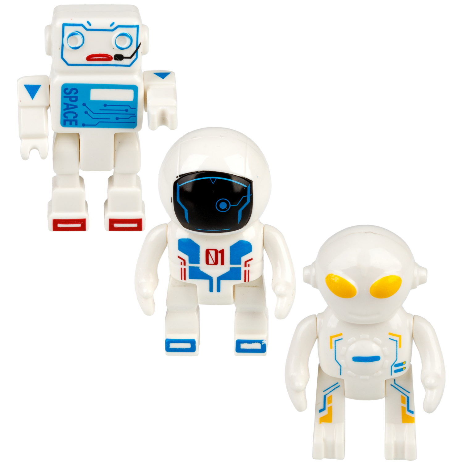 Игровой набор интерактивный 1TOY Space Team II 2-в-1: космический корабль ракета, фигурки космонавта, инопланетянина, звуковые эффекты