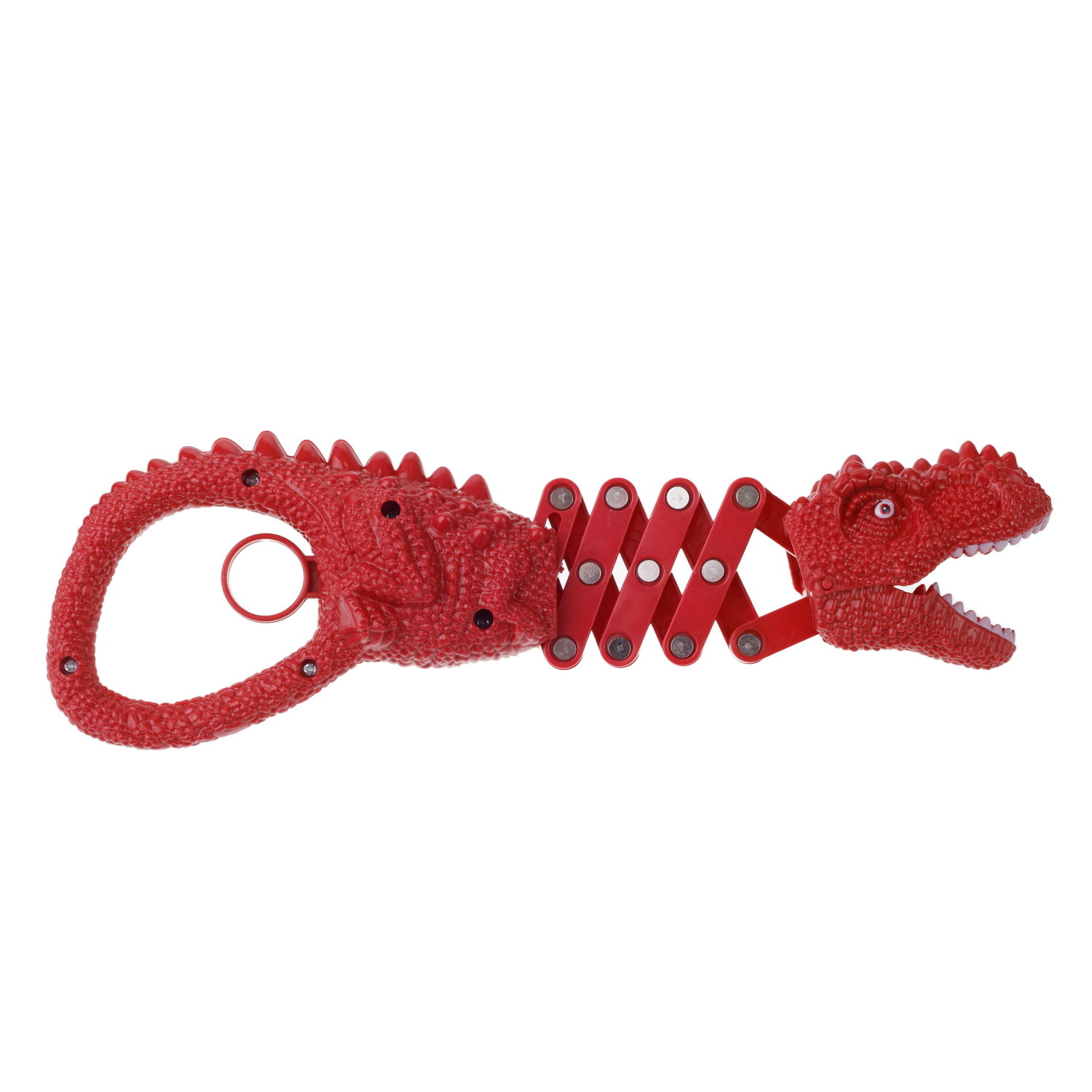 1TOY Хваталка в виде головы животного 24 см., 8 видов в ассорт., бирка, сетка