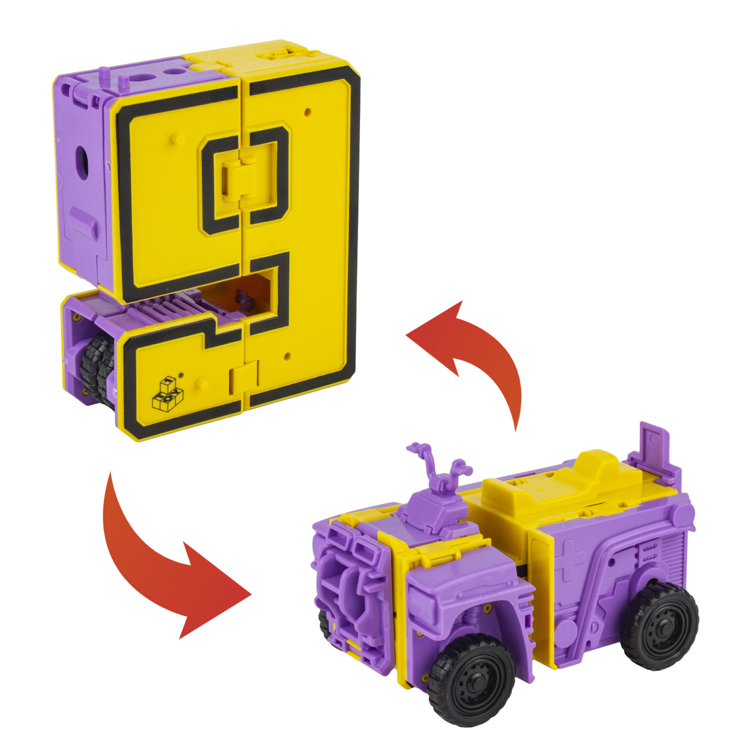 Трансботы L 1TOY ПВО: Передвижной ЗРК Панцер, цифры-трансформеры, набор, 5 цифр и 5 знаков